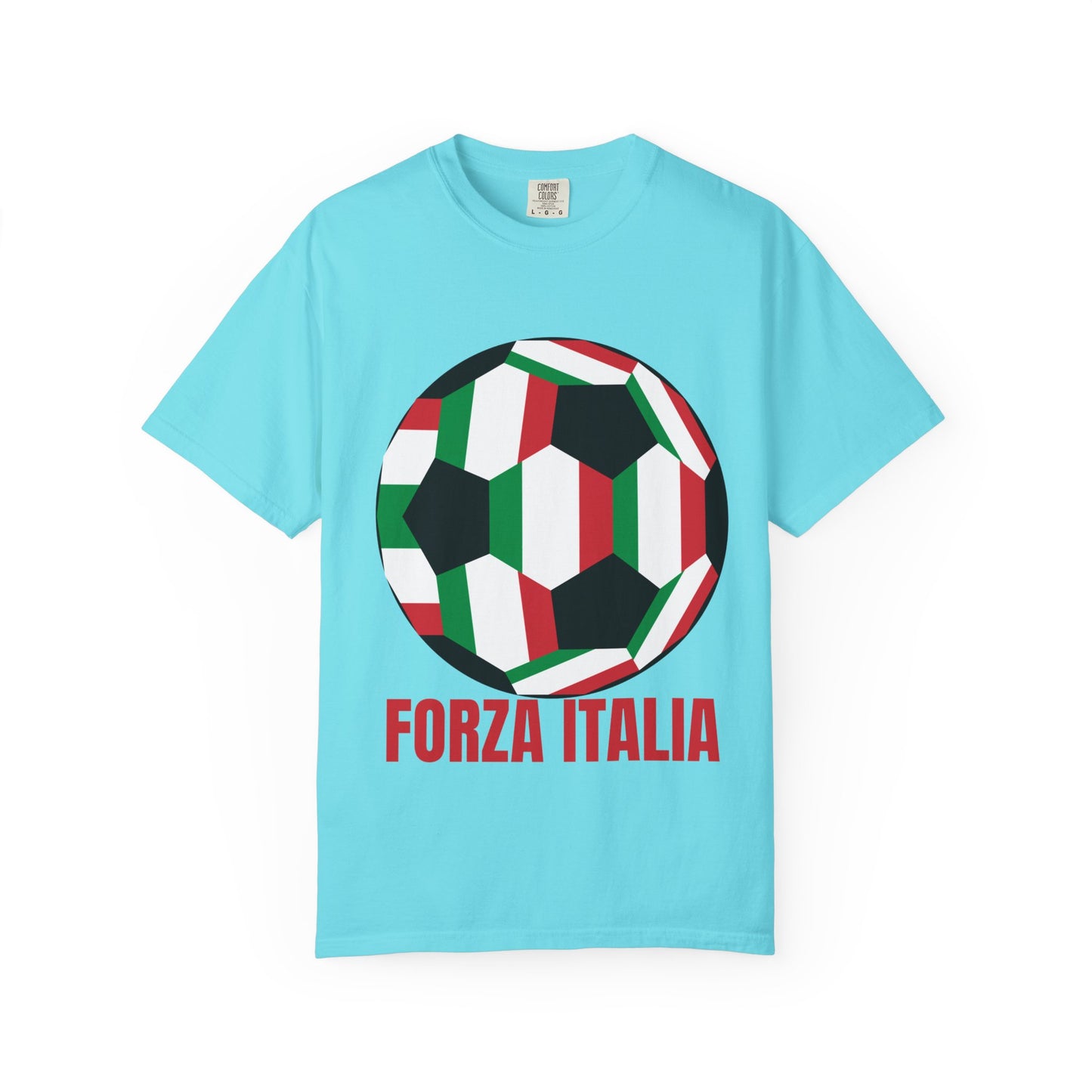 Forza Italia Fan Specialty Soccer Ball Design T Shirt
