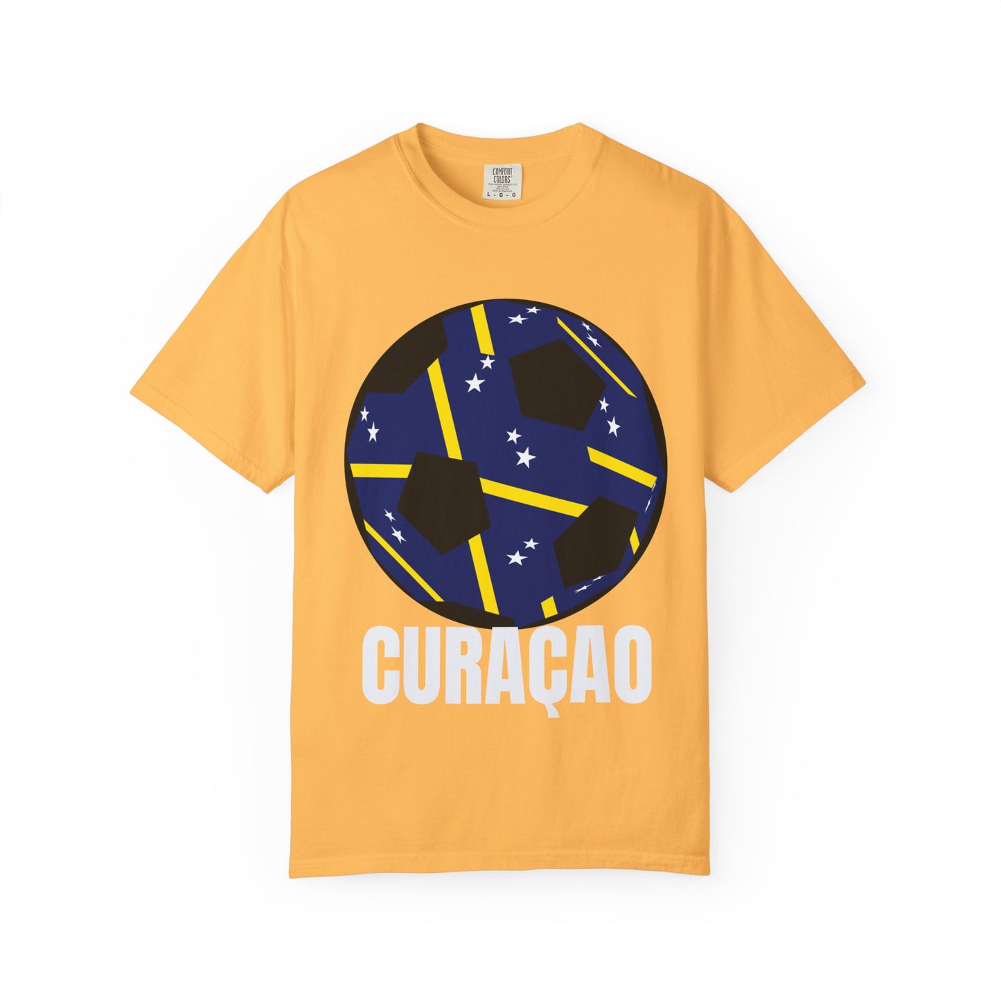 CURAÇAO Fan Specialty Soccer Ball Design T Shirt