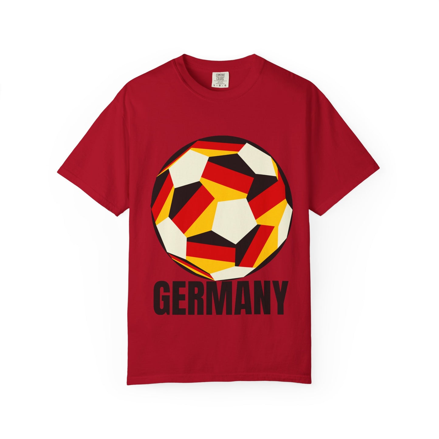 Germany Fan Specialty Soccer Ball Design T Shirt