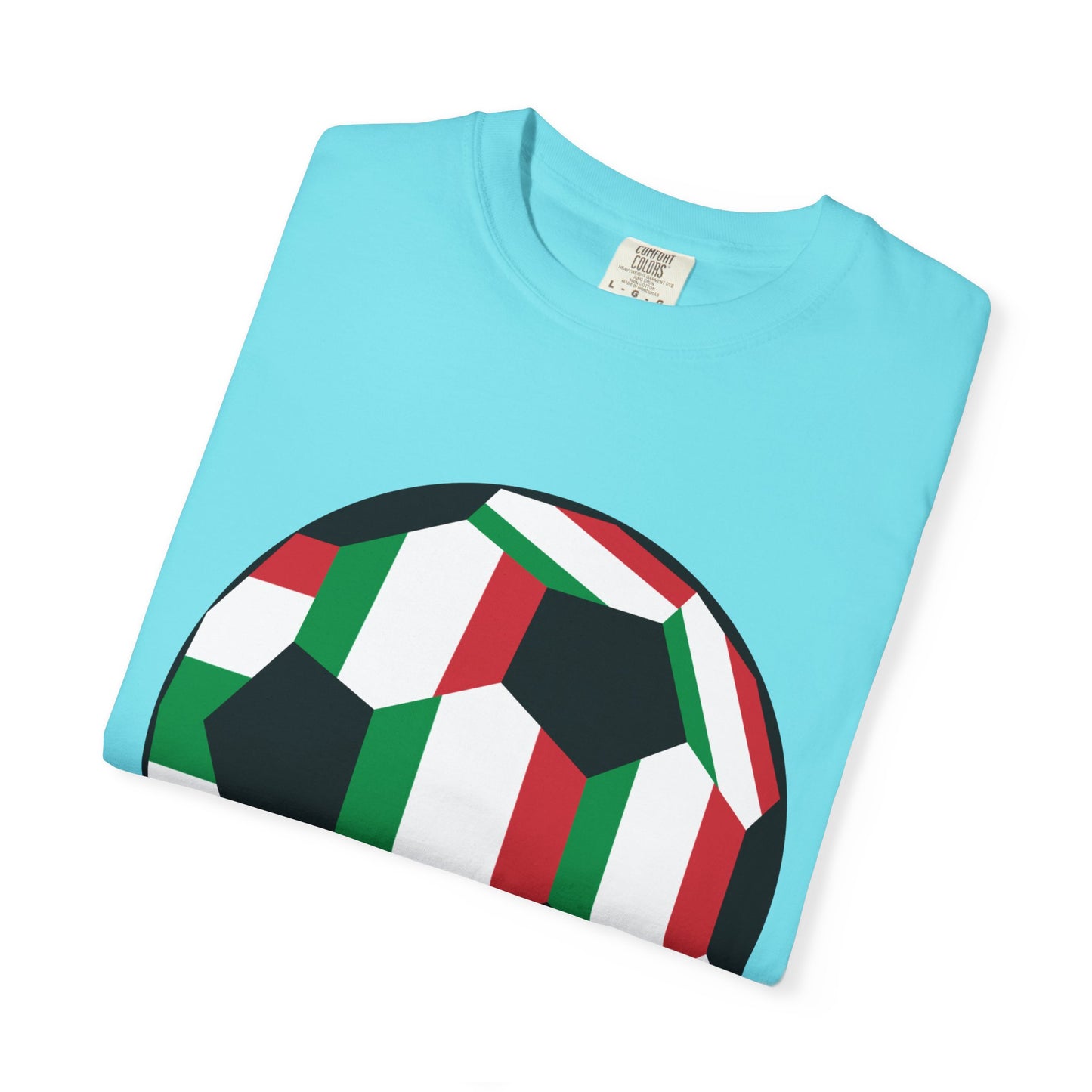 Gli Azzurri Fan Specialty Soccer Ball Design T Shirt