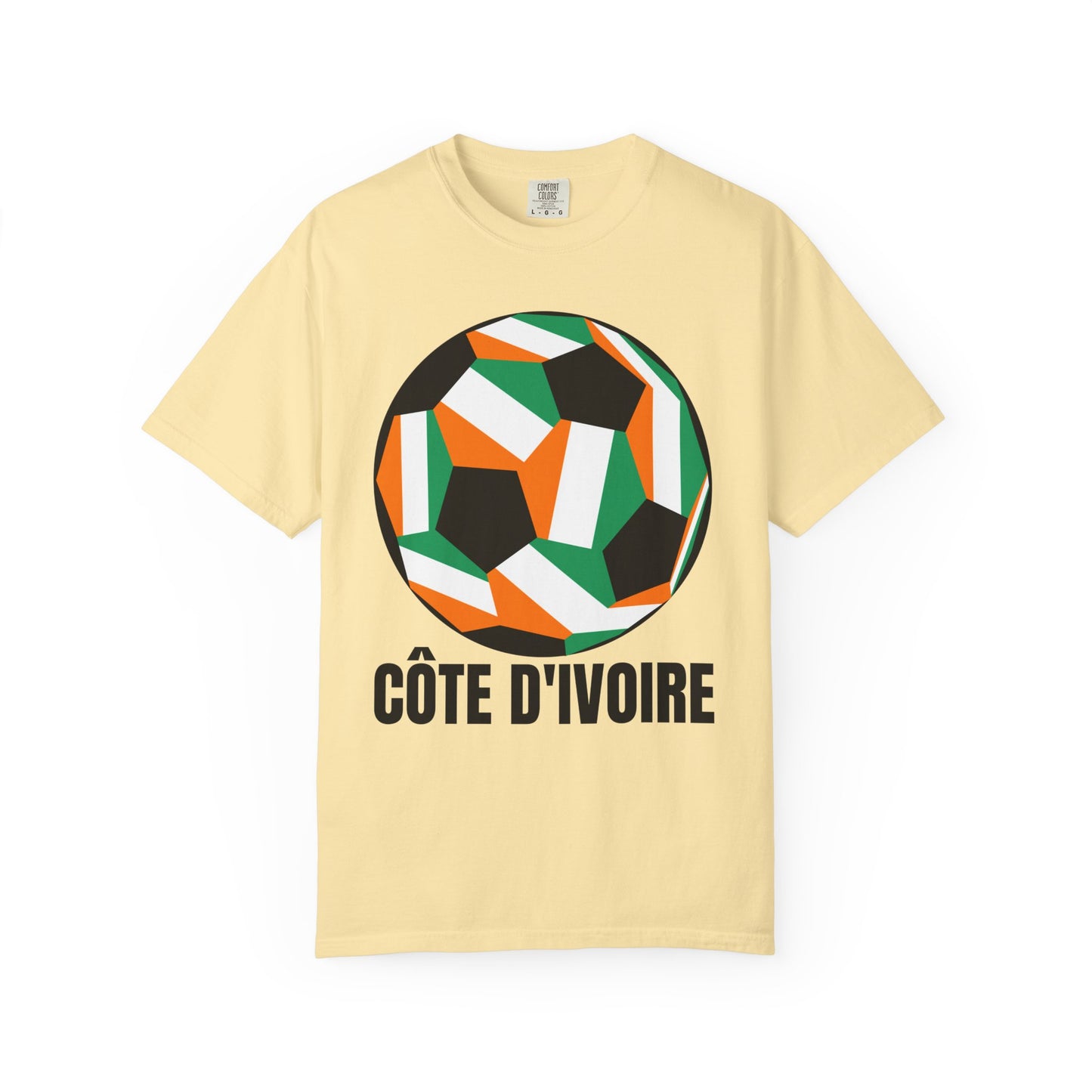 CÔTE D' IVOIRE Fan Specialty Soccer Ball Design T Shirt