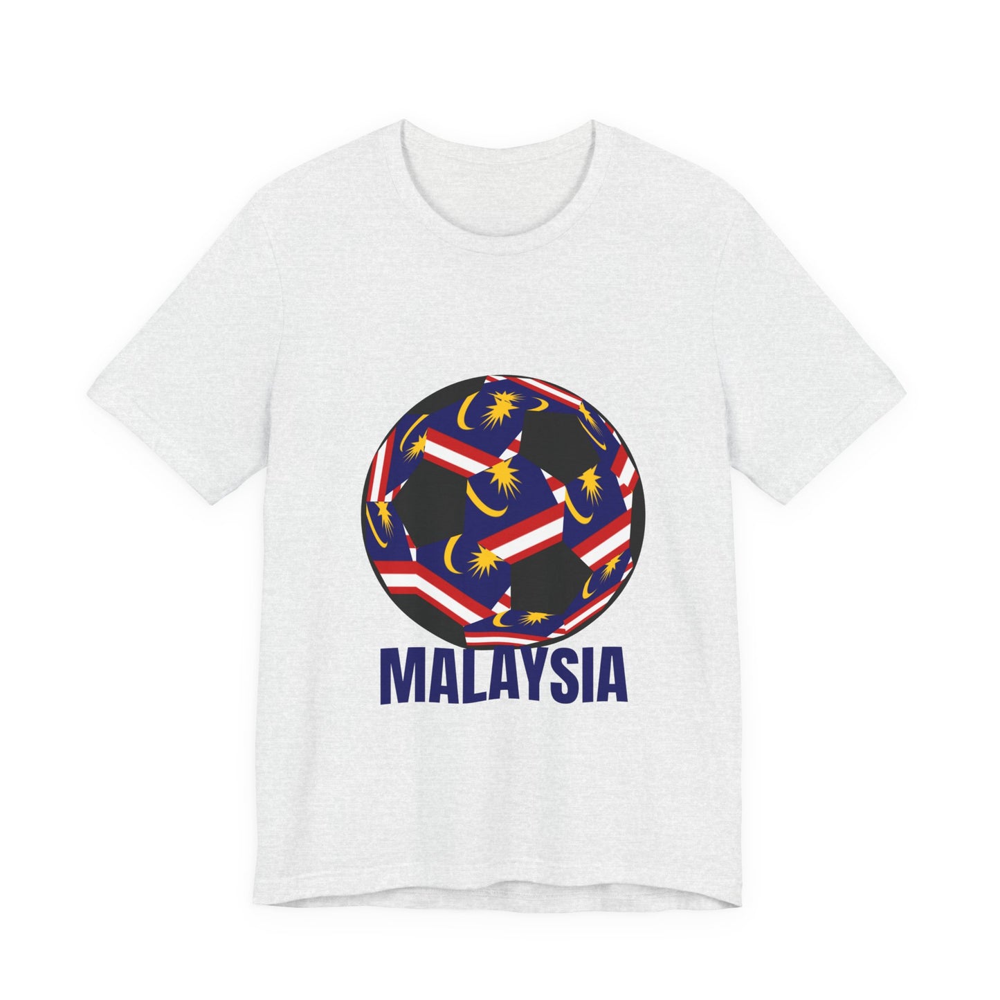 Malaysia Fan Specialty Soccer Ball Design T Shirt