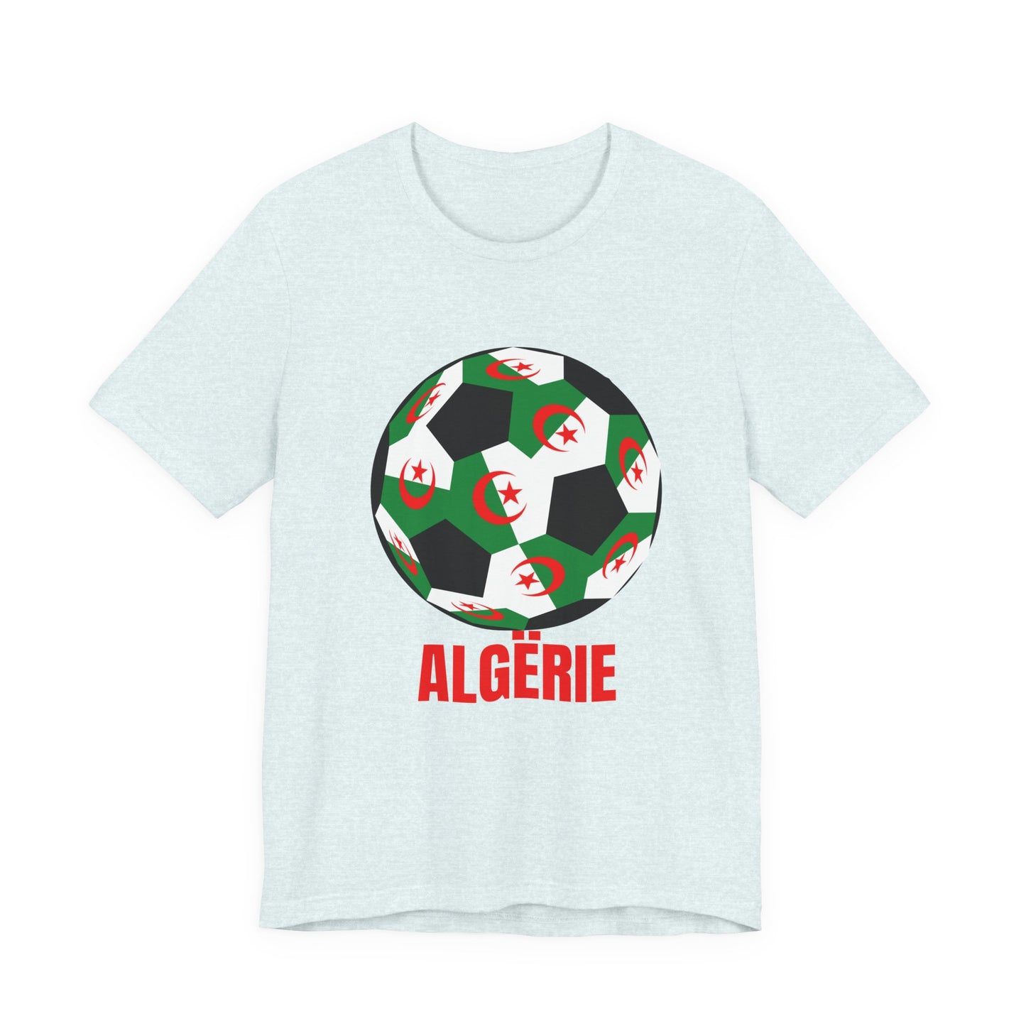 ALGËRIE Fan Specialty Soccer Ball Design T Shirt