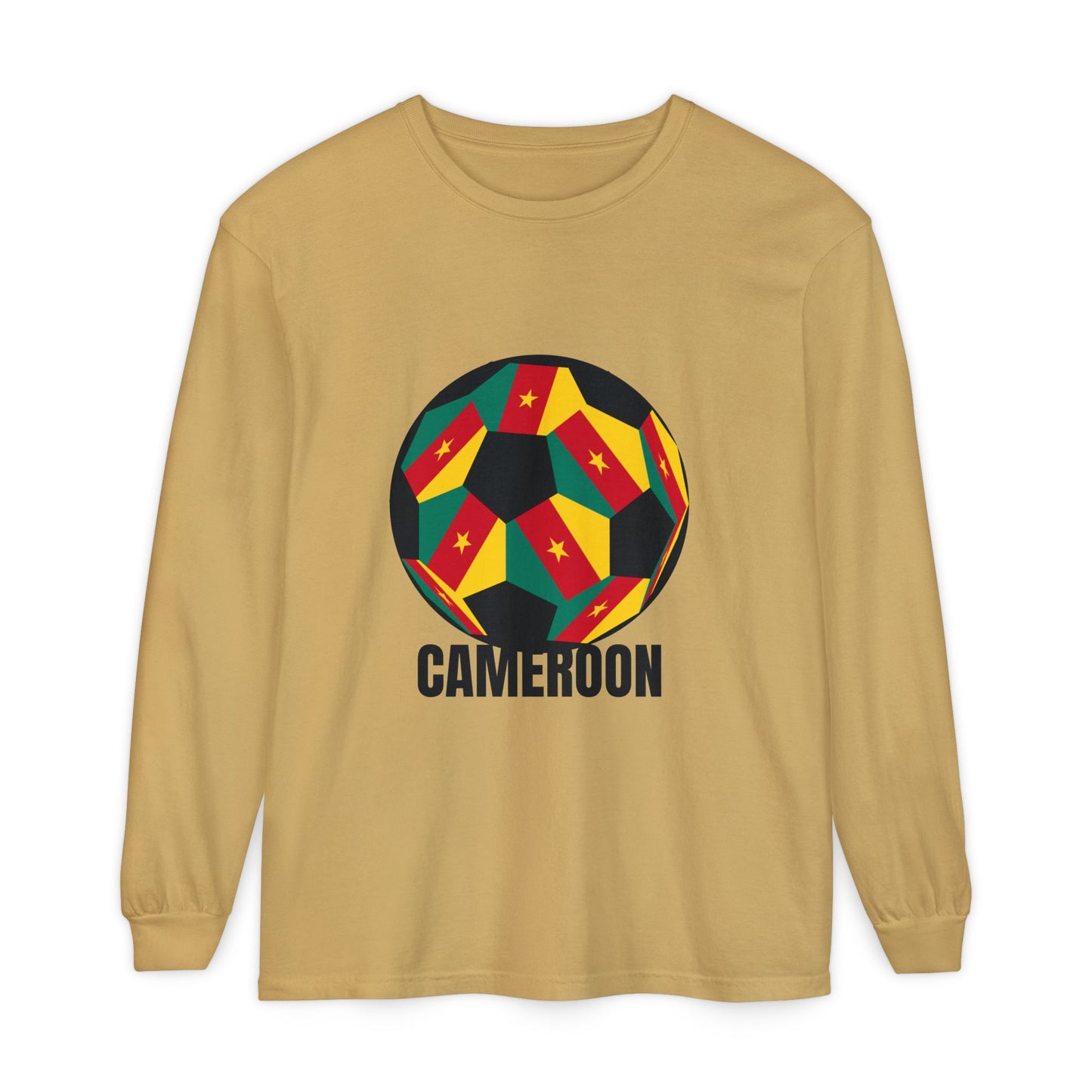 Cameroon Fan Specialty Soccer Ball Design T Shirt