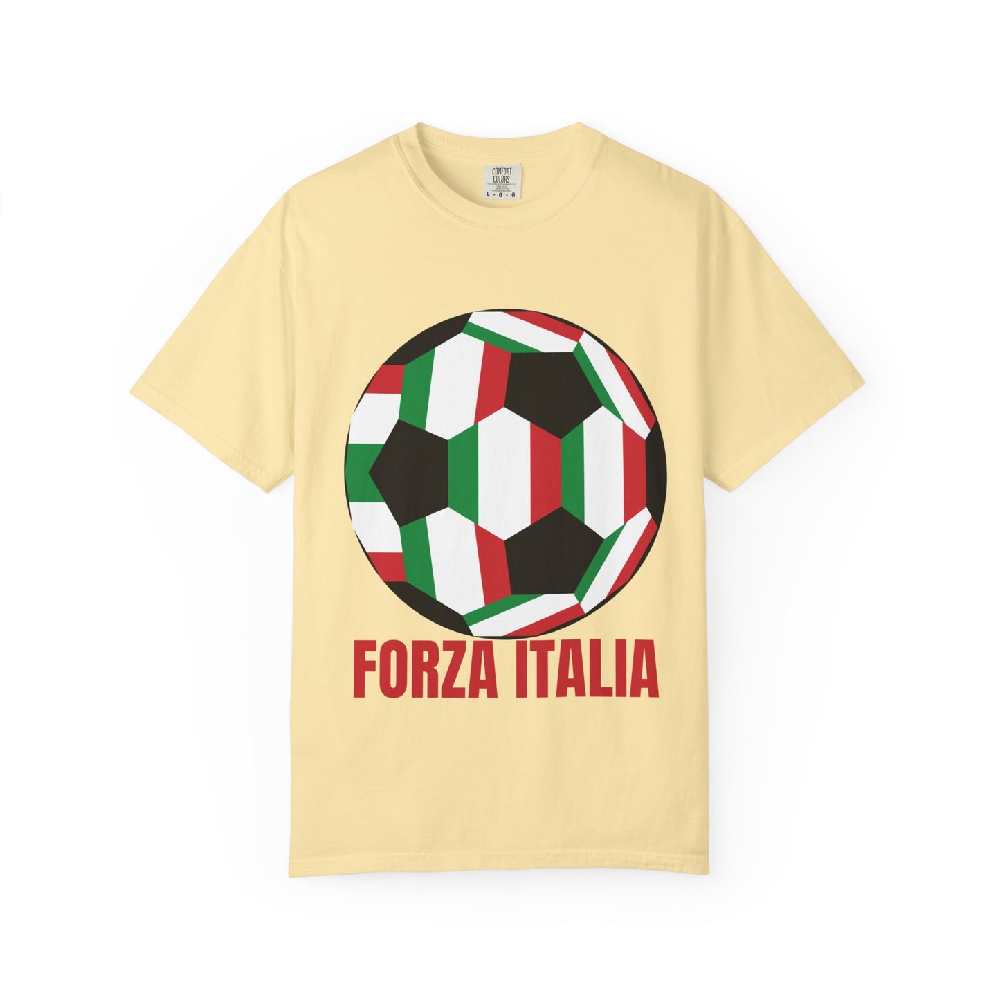 Forza Italia Fan Specialty Soccer Ball Design T Shirt