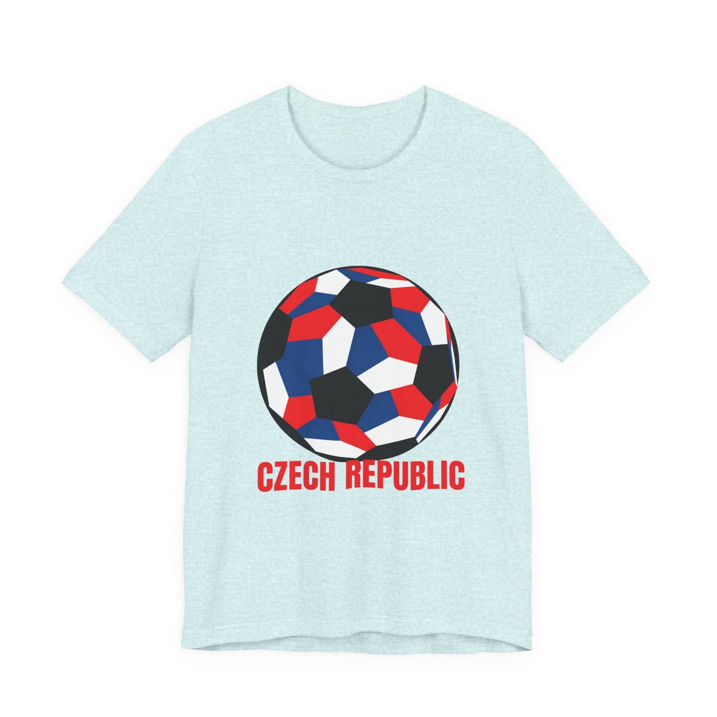 Czech Republic Fan Specialty Soccer Ball Design T Shirt