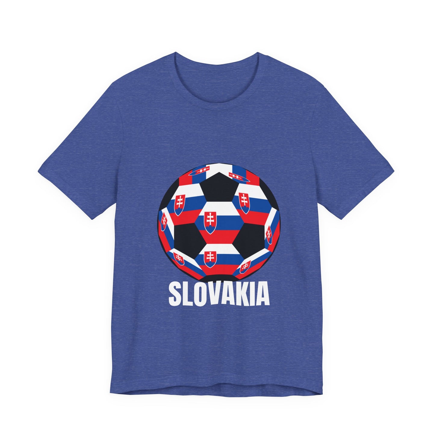 Slovakia Fan Specialty Soccer Ball Design T Shirt