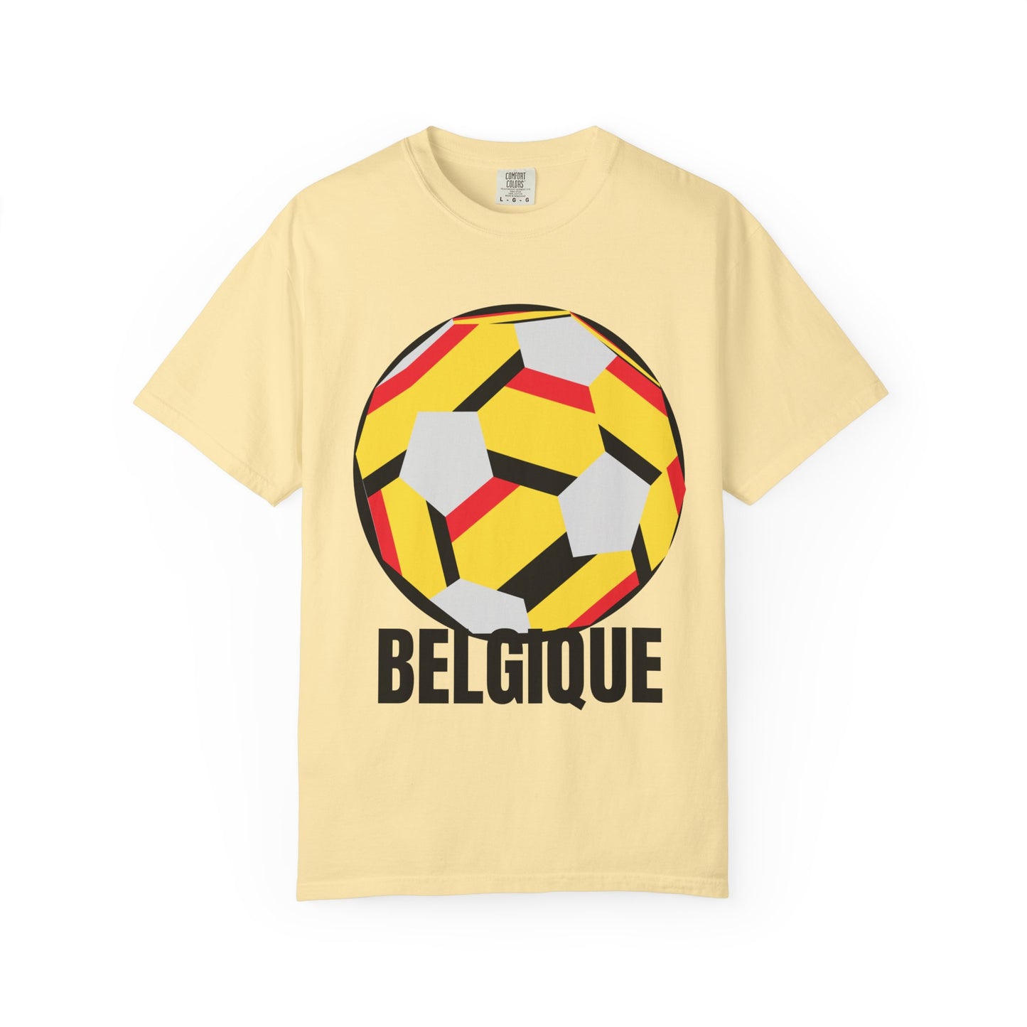 Belgique Fan Specialty Soccer Ball Design T Shirt
