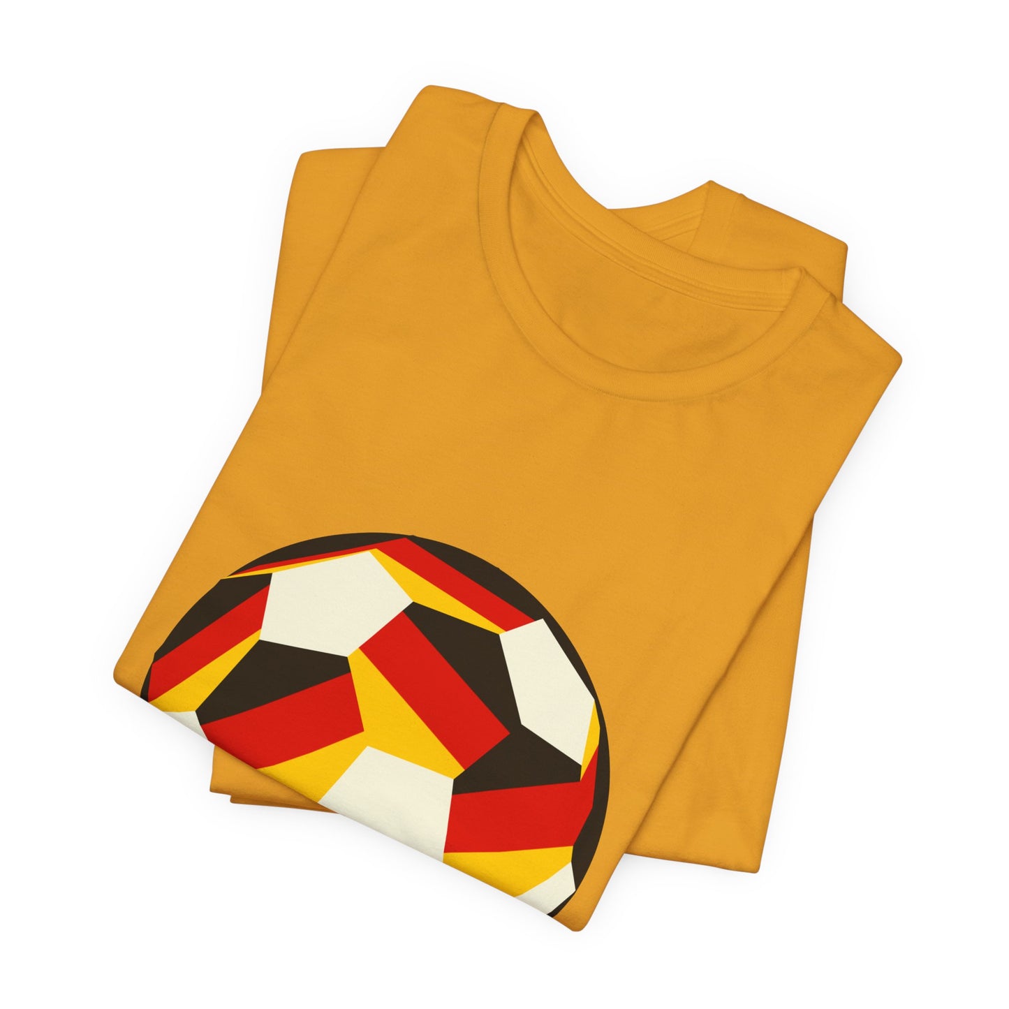 Deutschland Fan Specialty Soccer Ball Design T Shirt