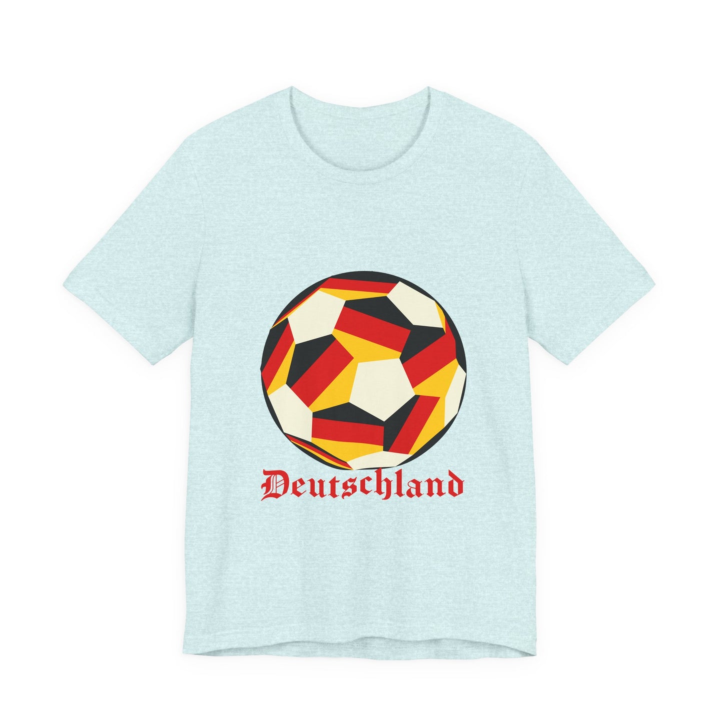 Deutschland Fan Specialty Soccer Ball Design T Shirt