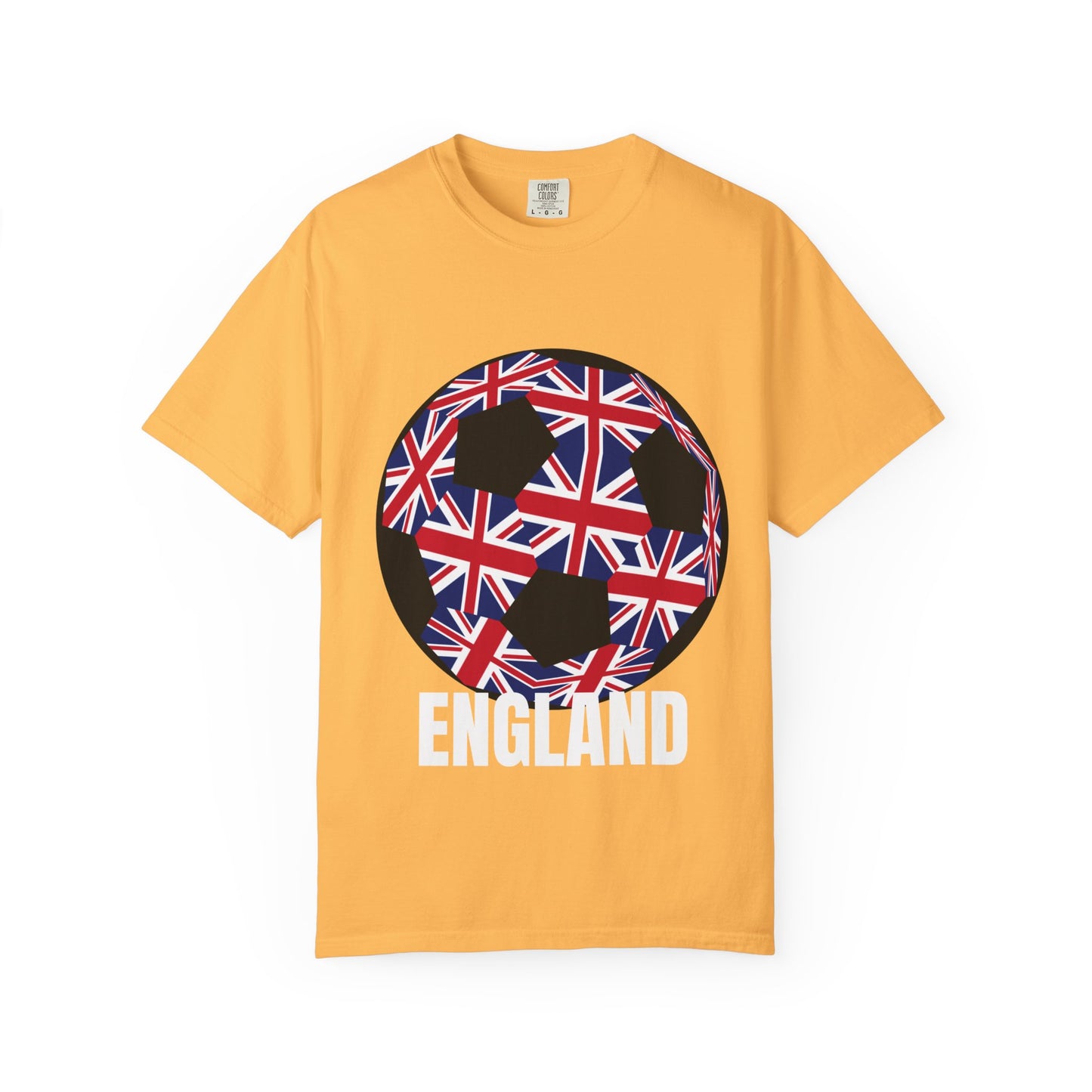 English Style Specialty Soccer Ball Design T Shirt