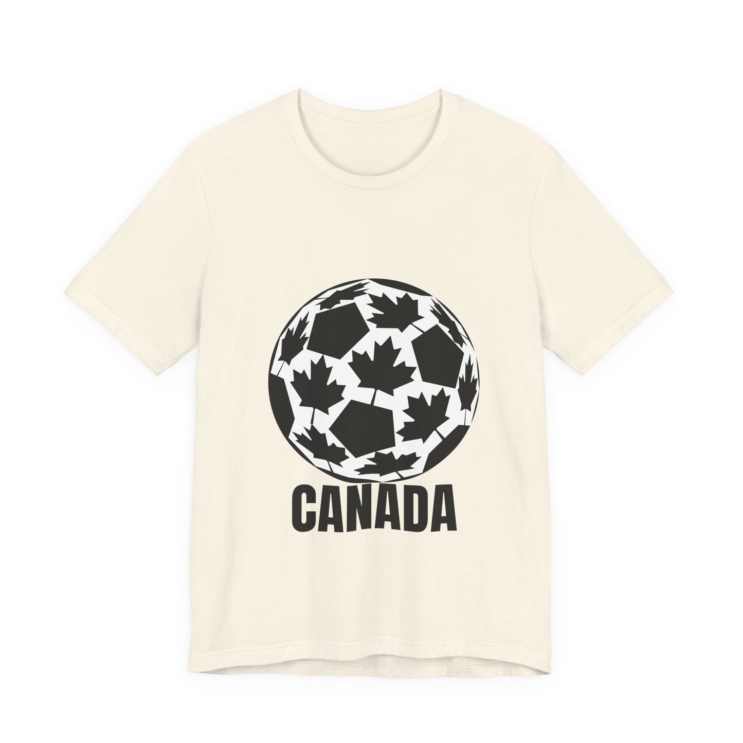 Canada Fan Specialty Soccer Ball Design T Shirt