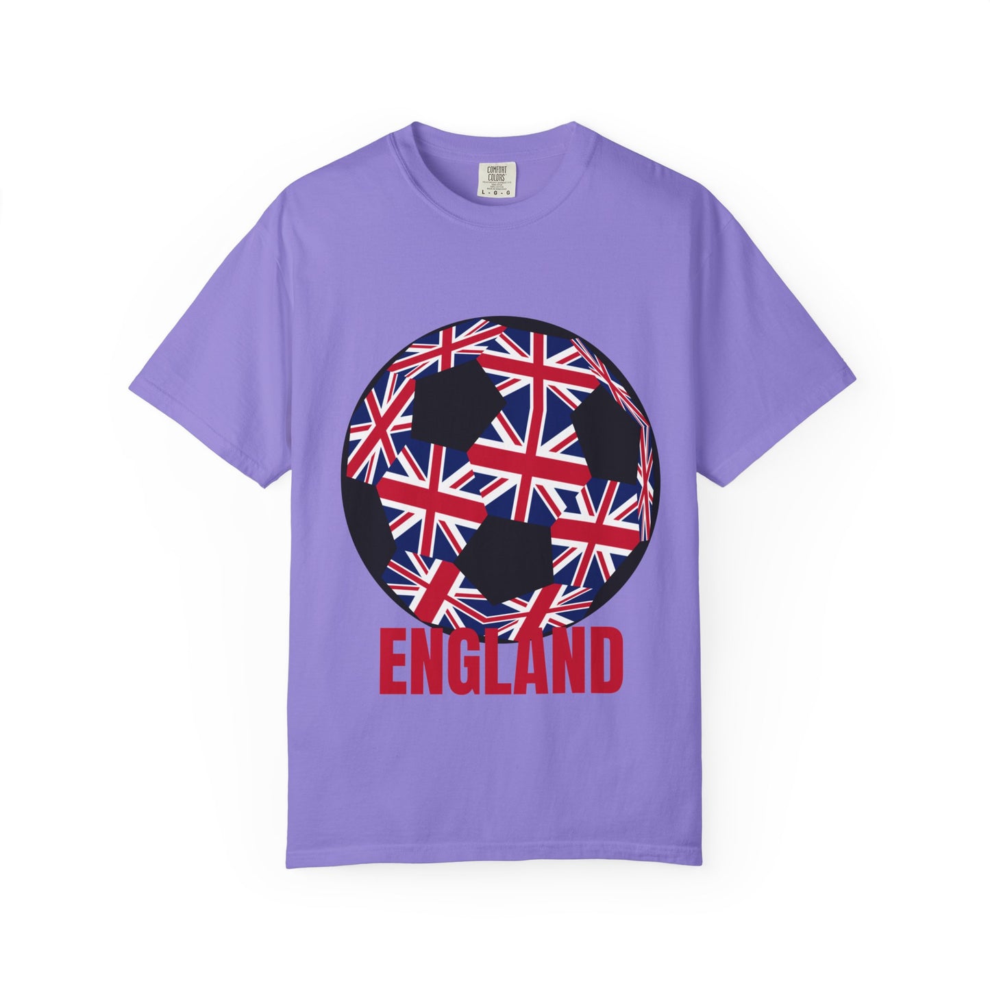 English Style Specialty Soccer Ball Design T Shirt
