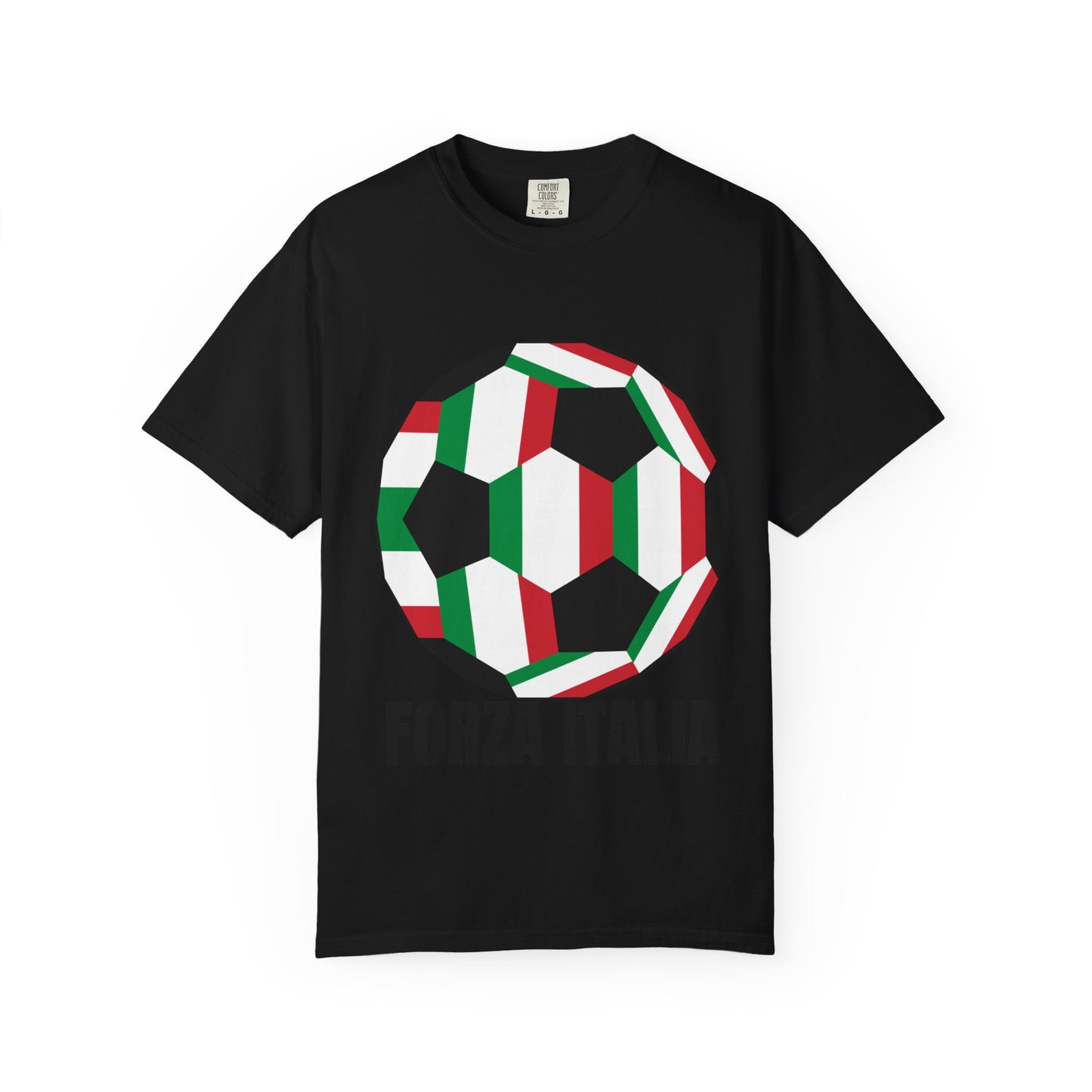 Forza Italia Fan Specialty Soccer Ball Design T Shirt