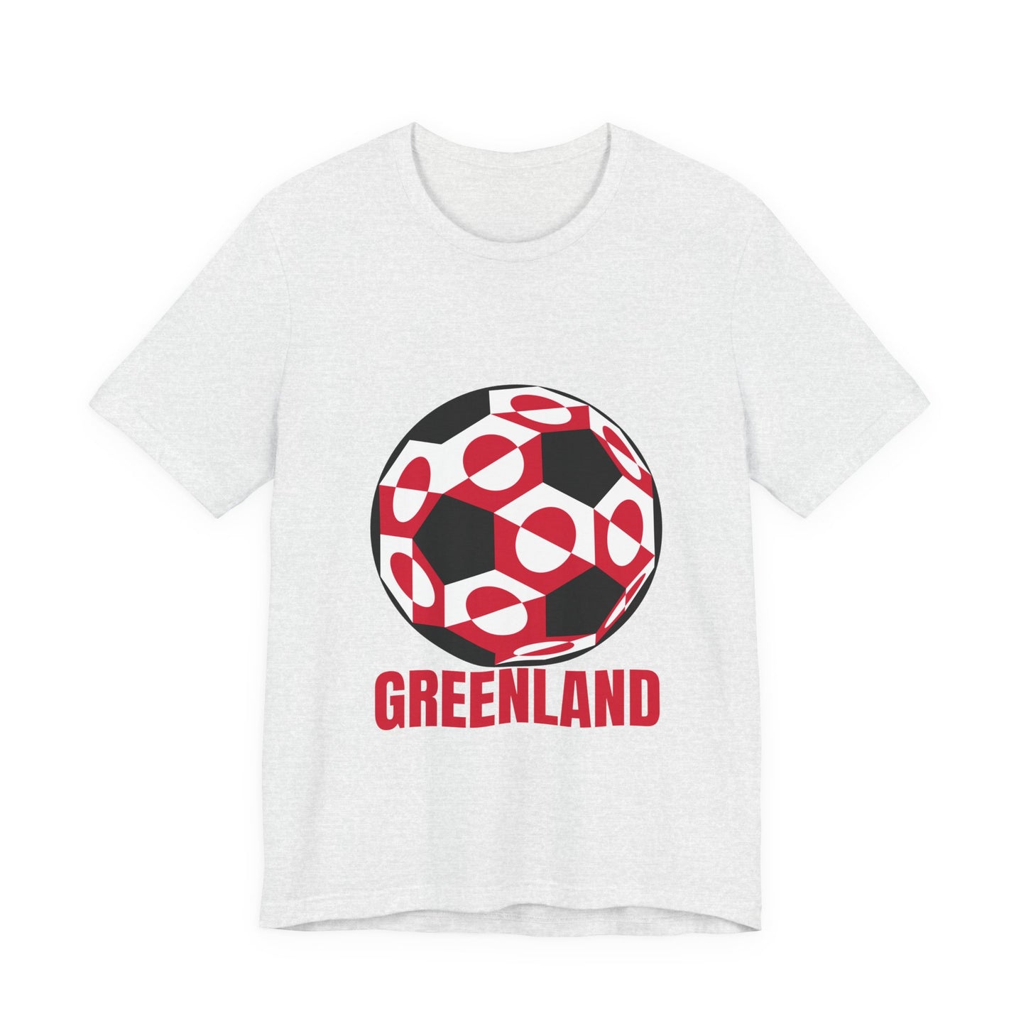 Greenland Fan Specialty Soccer Ball Design T Shirt