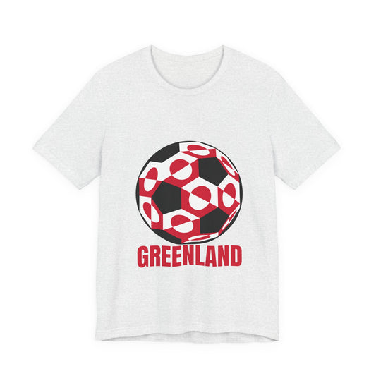 Greenland Fan Specialty Soccer Ball Design T Shirt