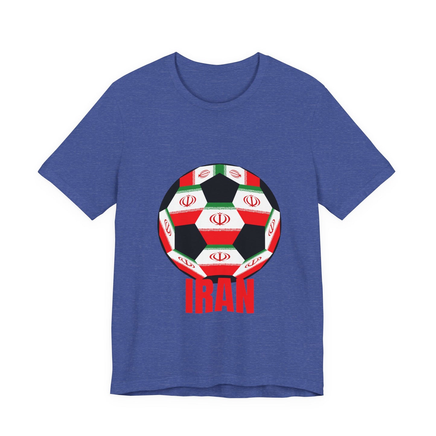 Iran Fan Specialty Soccer Ball Design T Shirt