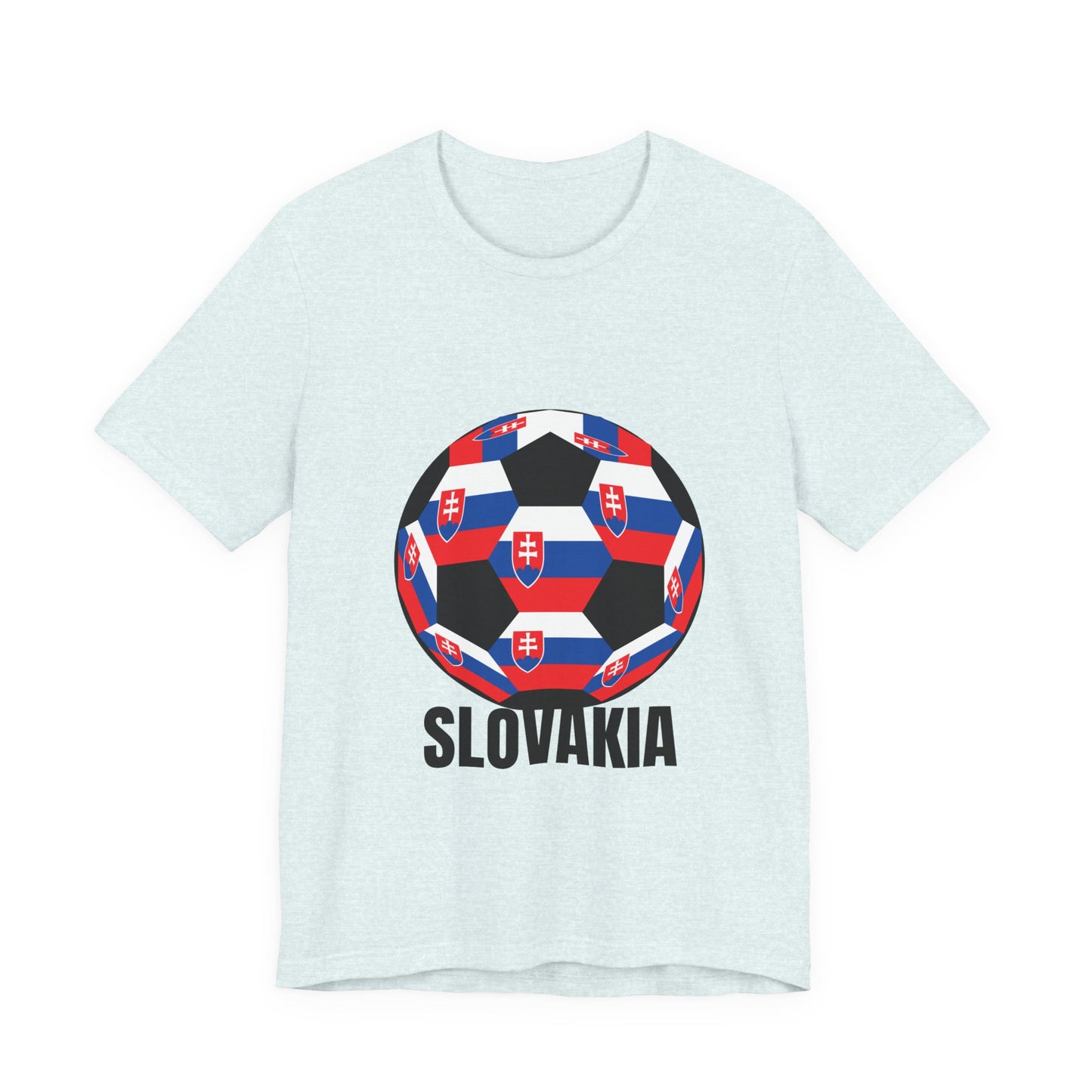 Slovakia Fan Specialty Soccer Ball Design T Shirt