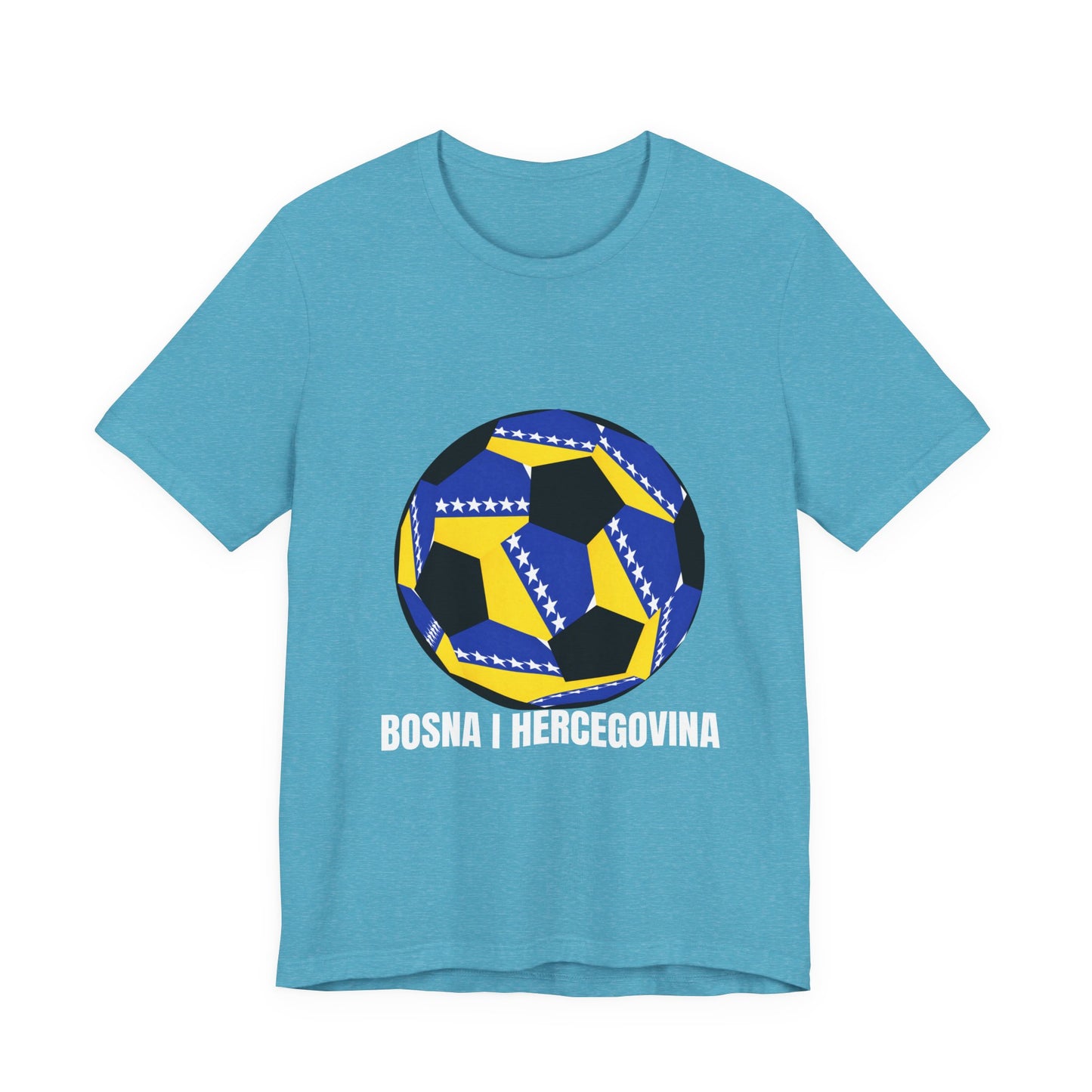 Bosnia Herzegovina Fan Specialty Soccer Ball Design T Shirt
