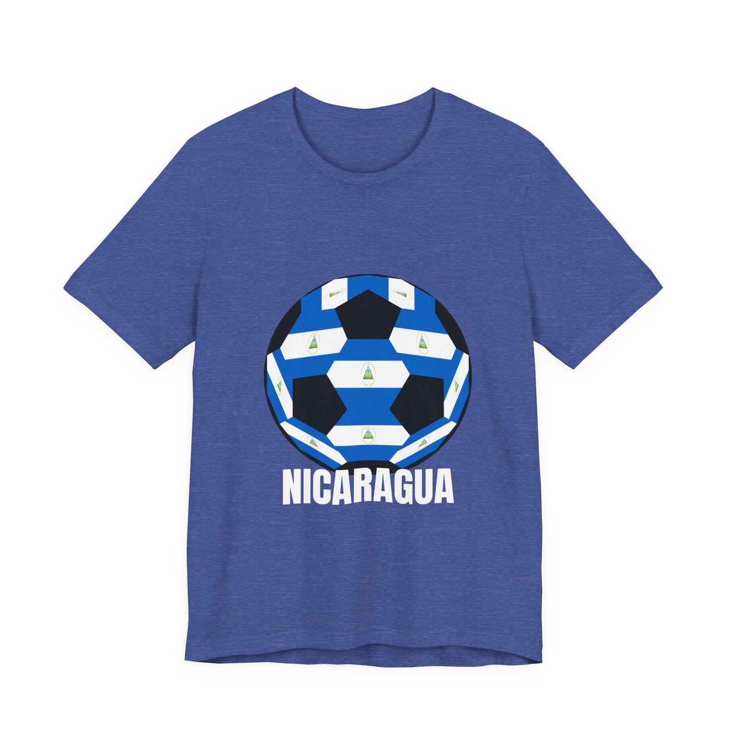 Nicaragua Fan Specialty Soccer Ball Design T Shirt