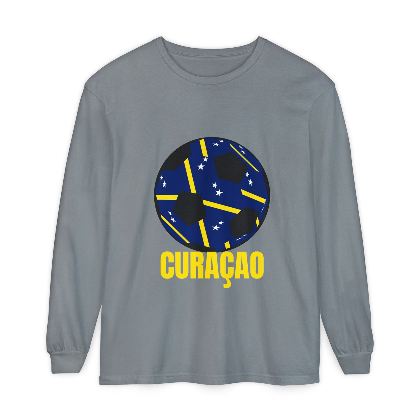 Curacao Fan Specialty Soccer Ball Design Long Sleeve