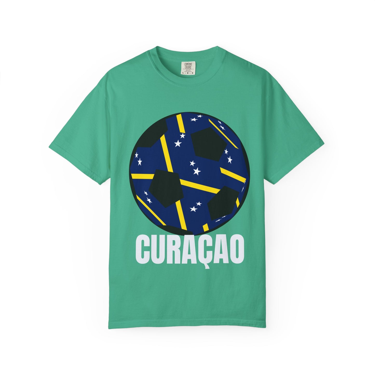CURAÇAO Fan Specialty Soccer Ball Design T Shirt