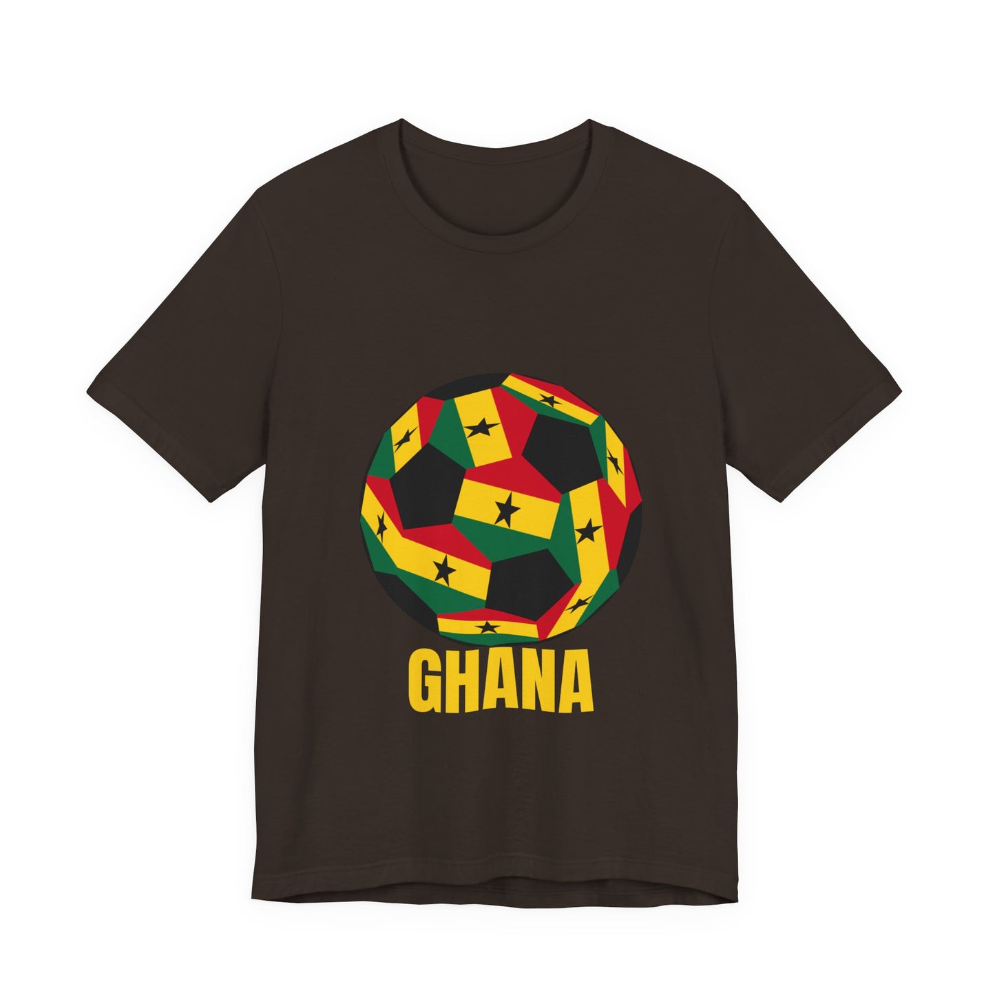Ghana Fan Specialty Soccer Ball Design T Shirt