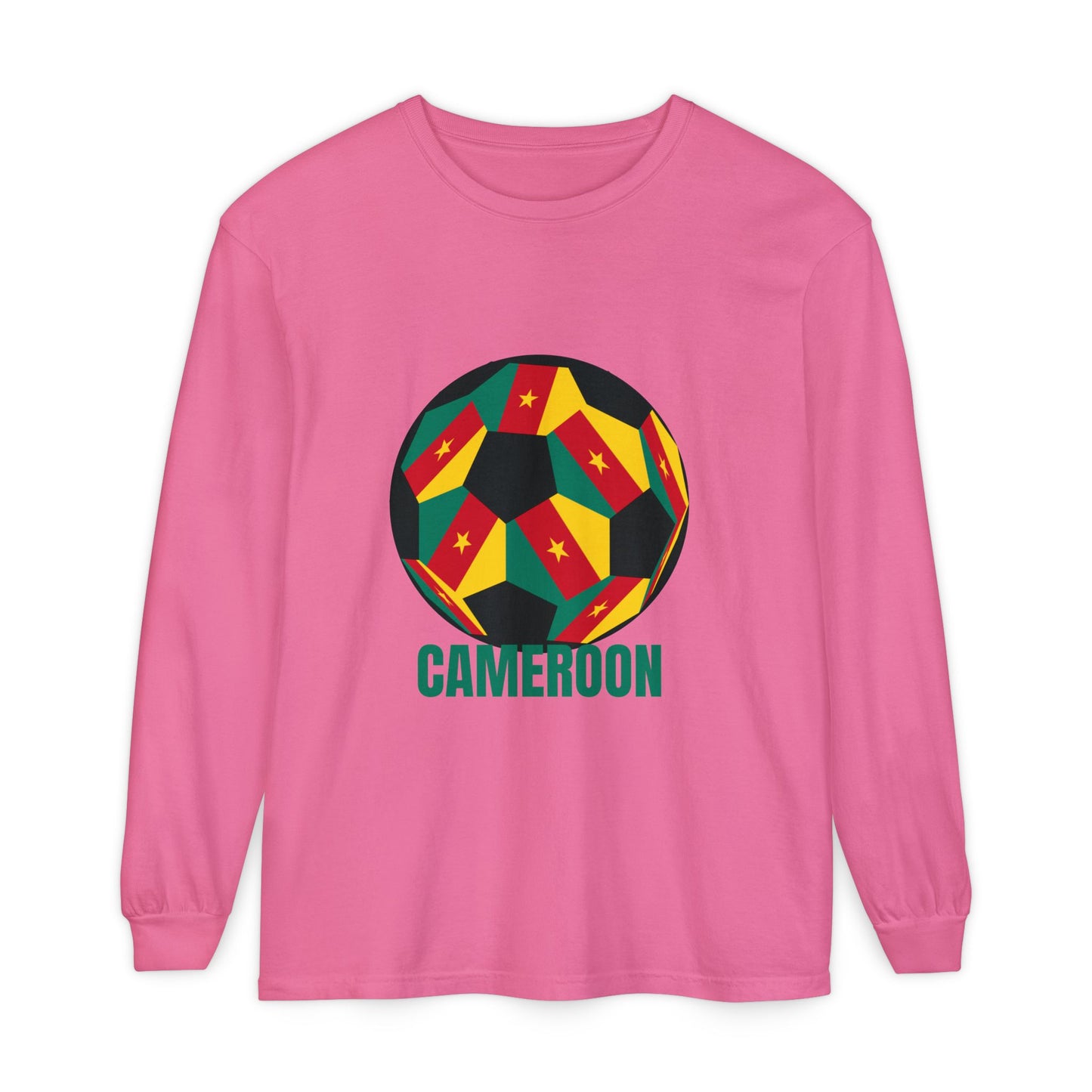 Cameroon Fan Specialty Soccer Ball Design Long Sleeve