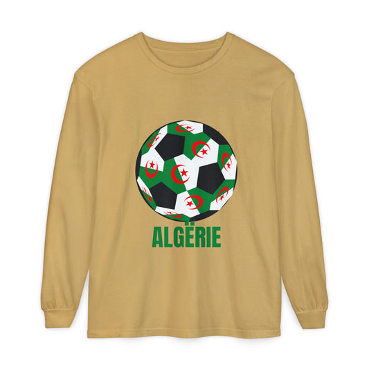 ALGËRIE Fan Specialty Soccer Ball Design T Shirt