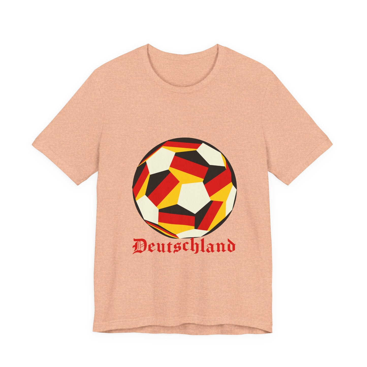Deutschland Fan Specialty Soccer Ball Design T Shirt