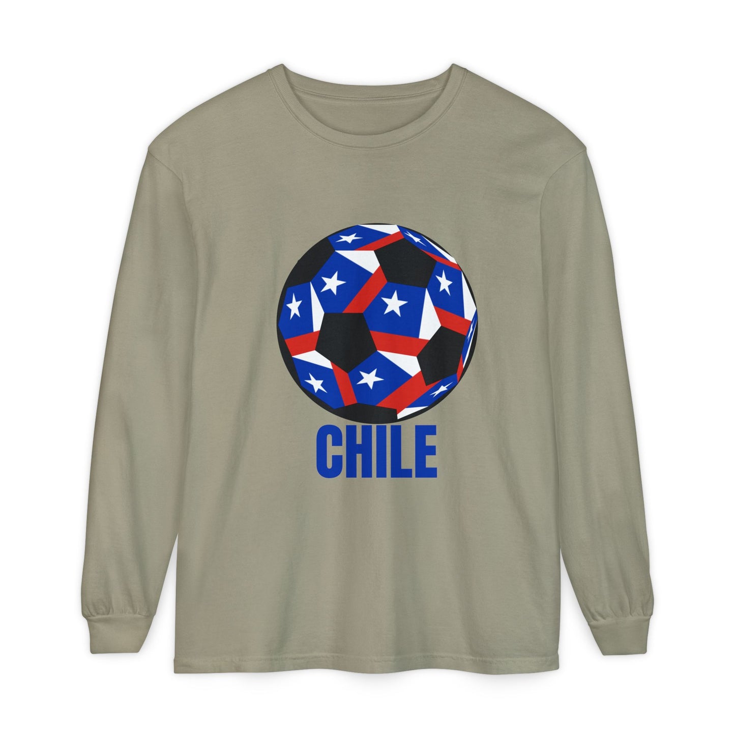 Chile Fan Specialty Soccer Ball Design Long Sleeve