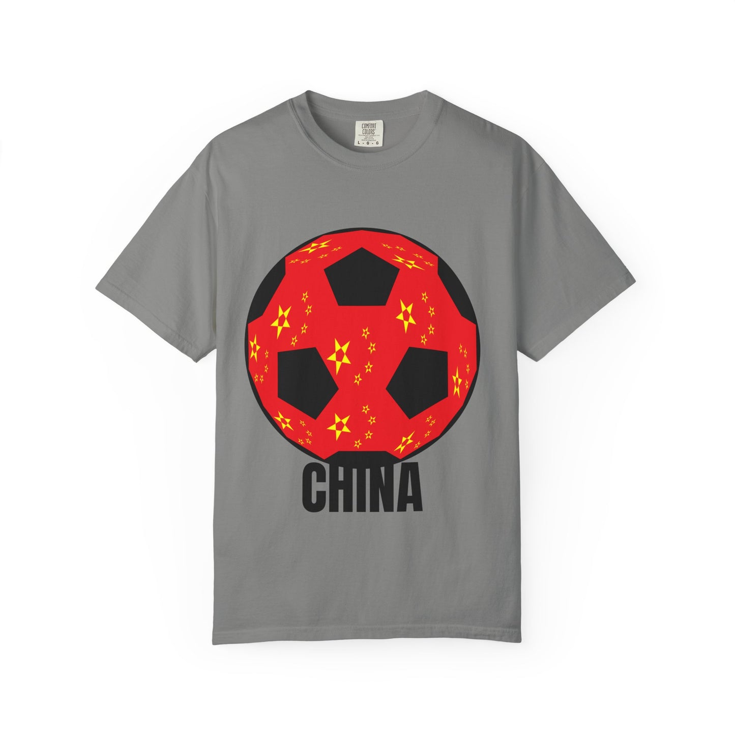 China Fan Specialty Soccer Ball Design T Shirt