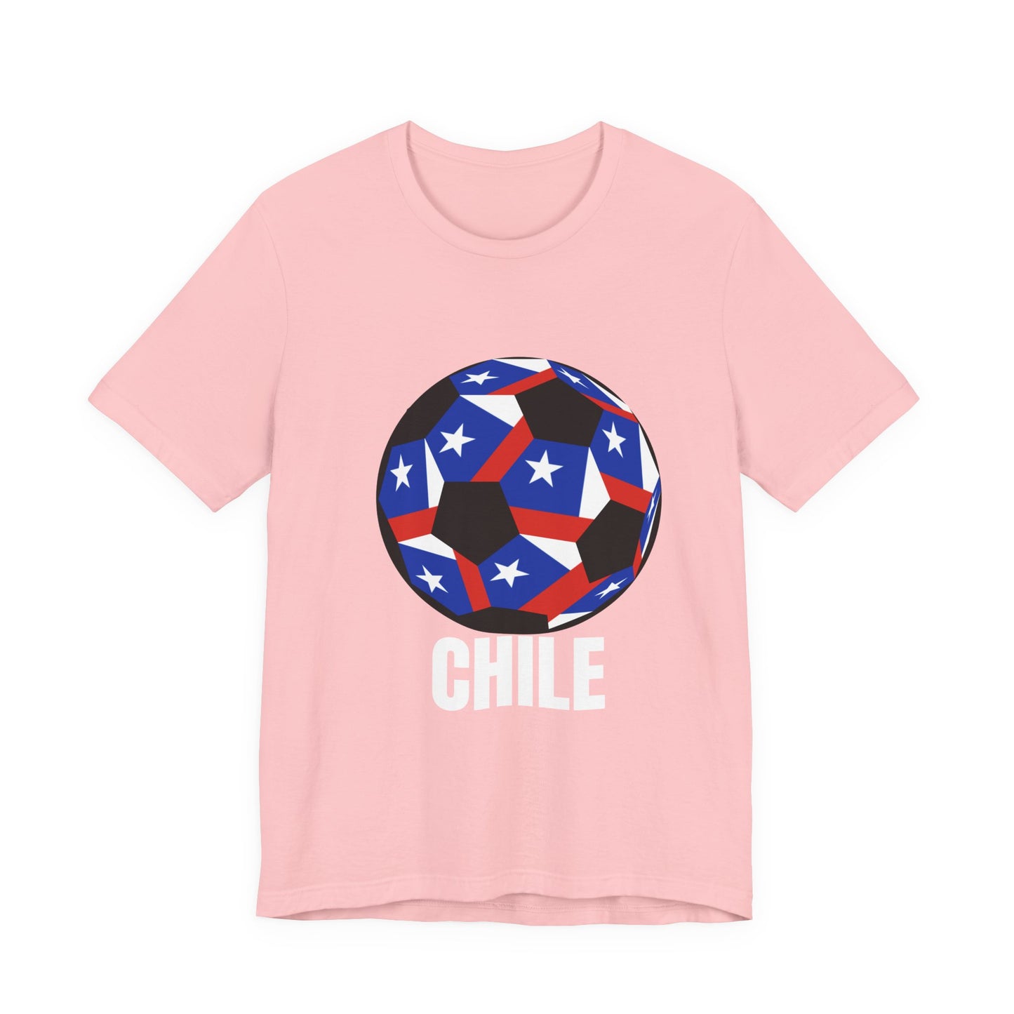 Chile Fan Specialty Soccer Ball Design T Shirt
