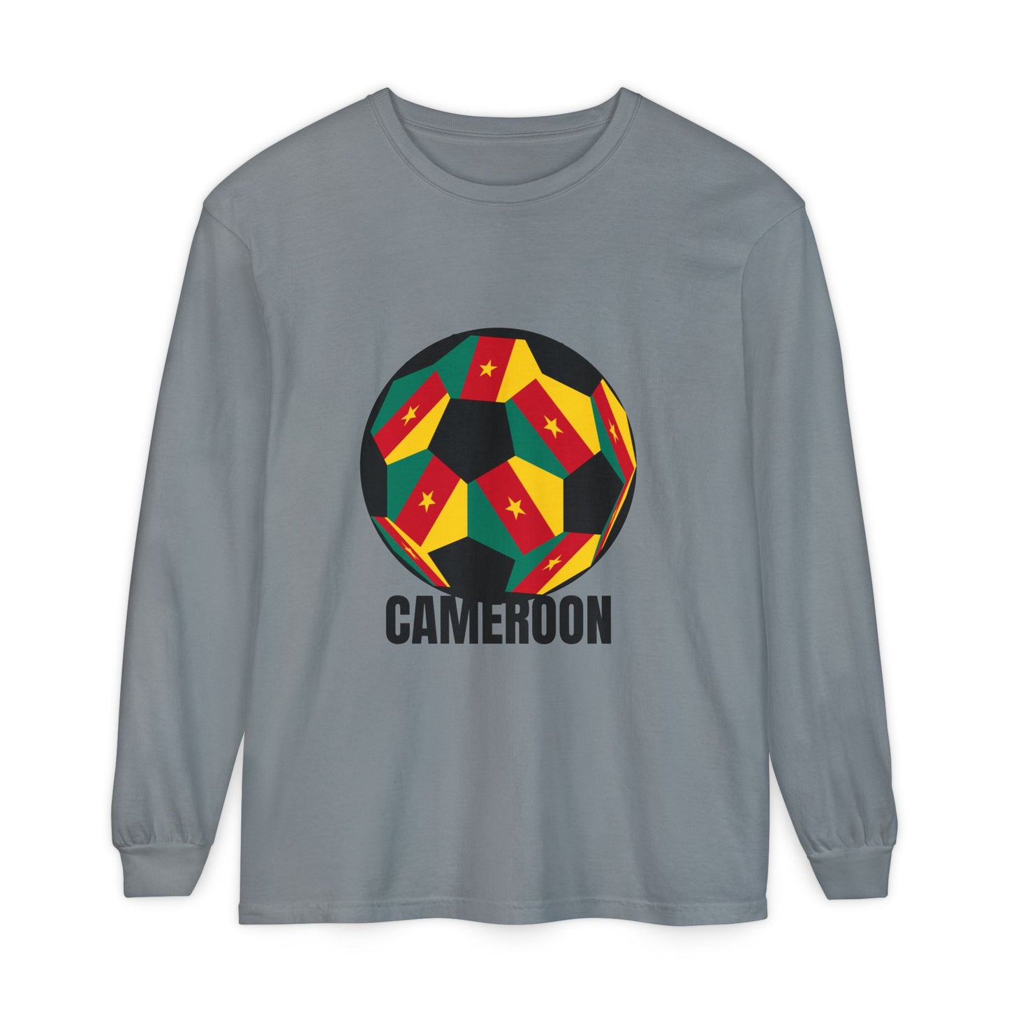 Cameroon Fan Specialty Soccer Ball Design T Shirt