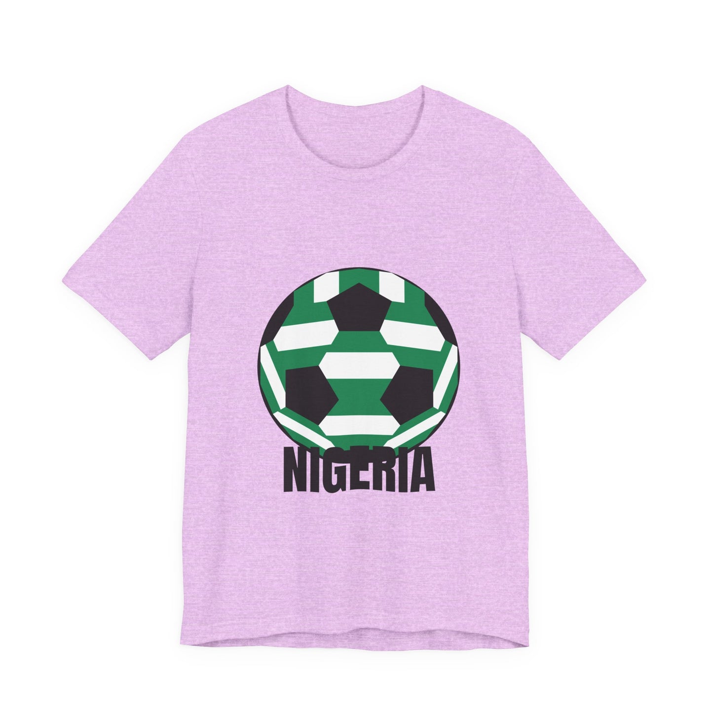 Nigeria Fan Specialty Soccer Ball Design T Shirt