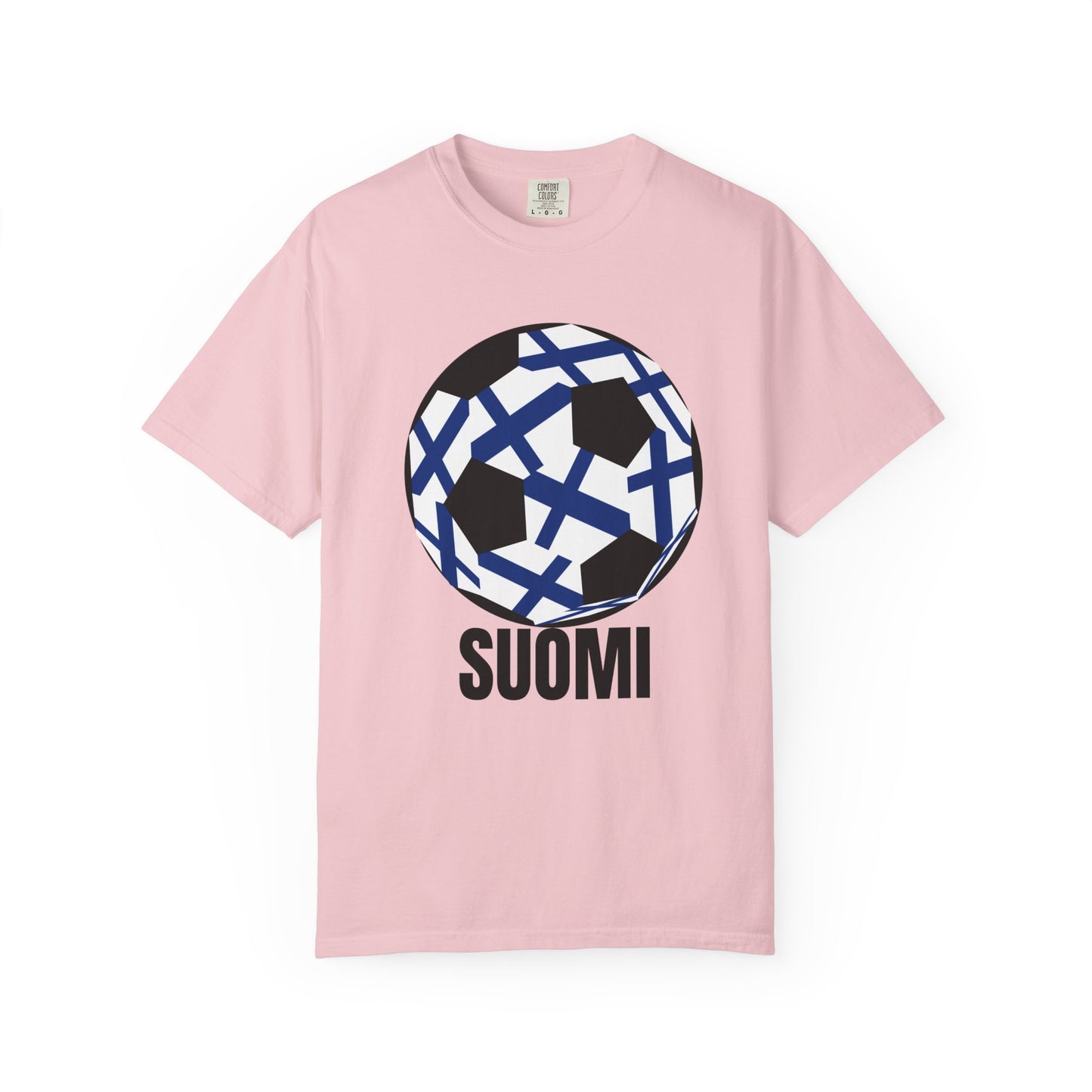 Suomi Fan Specialty Soccer Ball Design T Shirt