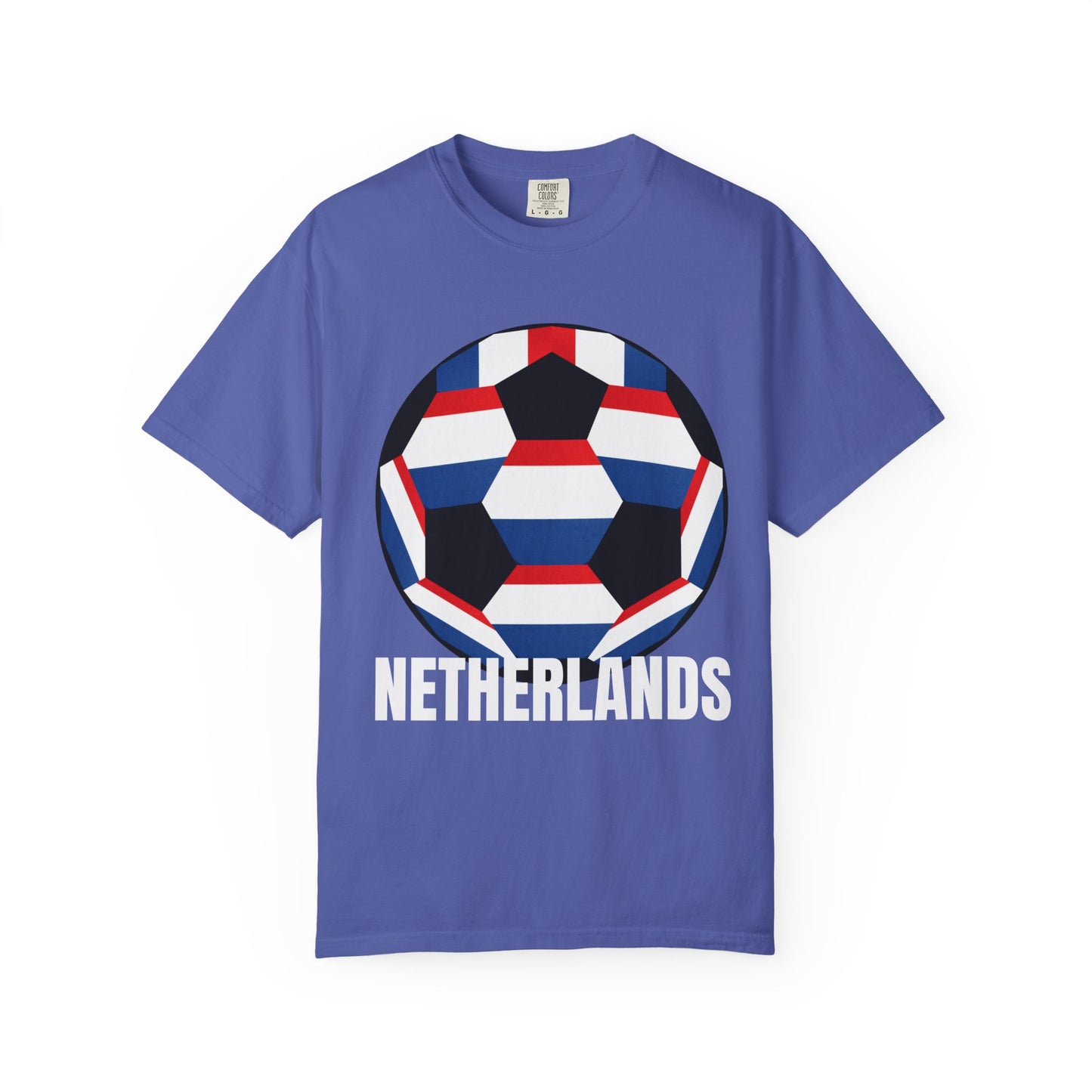 Netherlands Fan Specialty Soccer Ball Design T Shirt