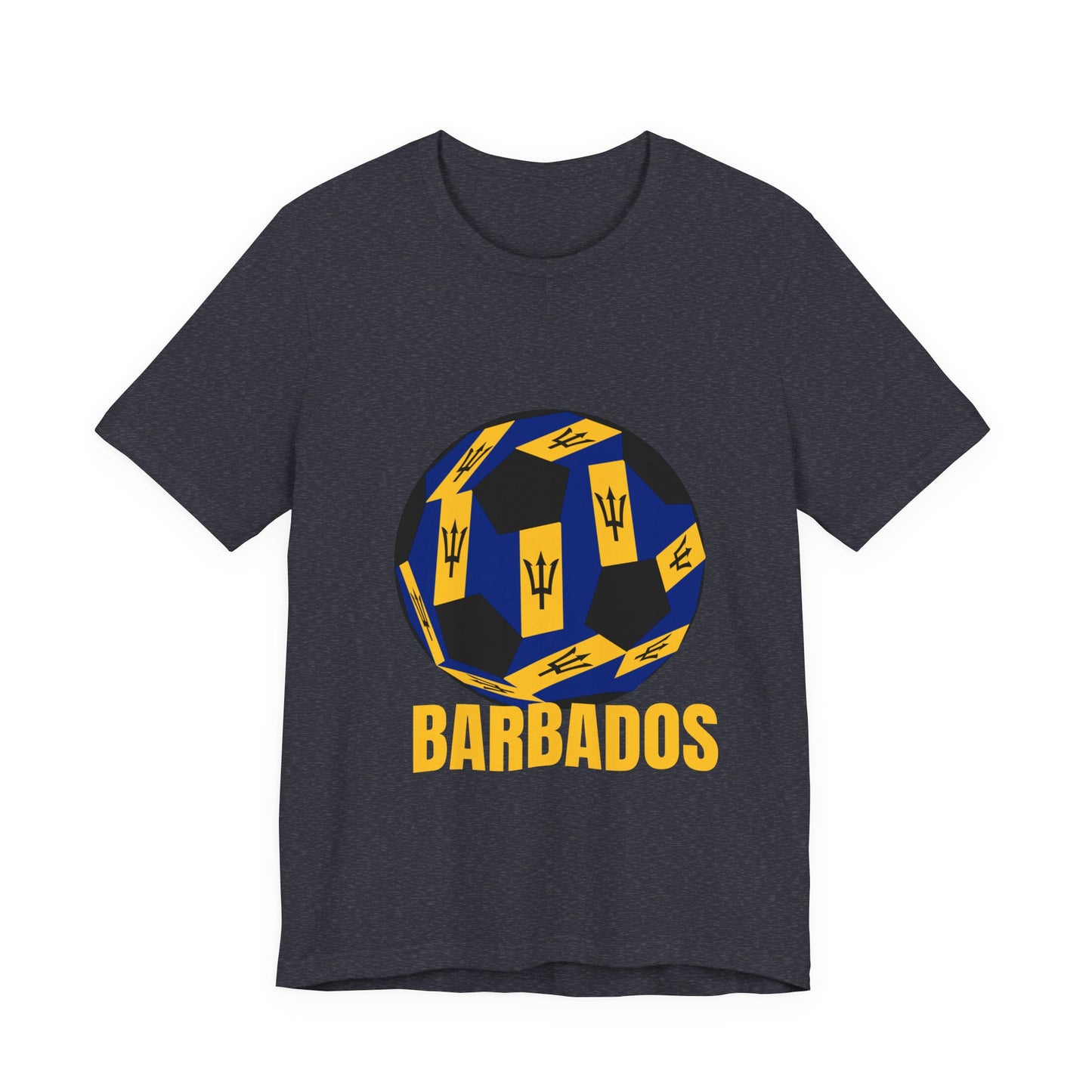 Barbados Fan Specialty Soccer Ball Design T Shirt