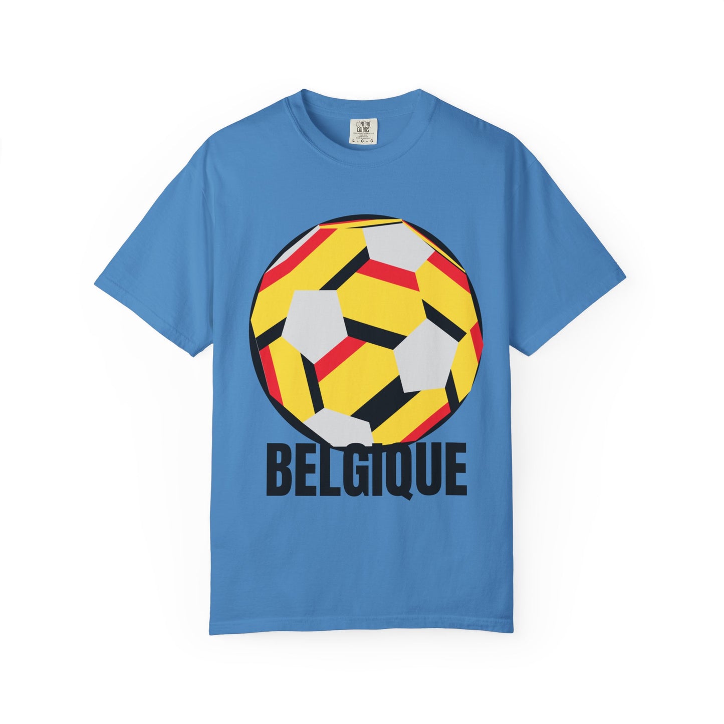 Belgique Fan Specialty Soccer Ball Design T Shirt