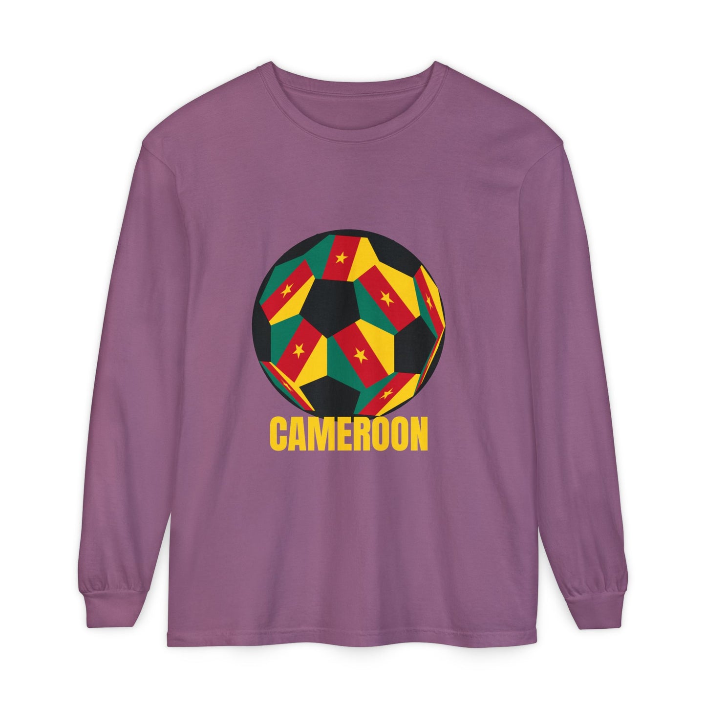Cameroon Fan Specialty Soccer Ball Design Long Sleeve
