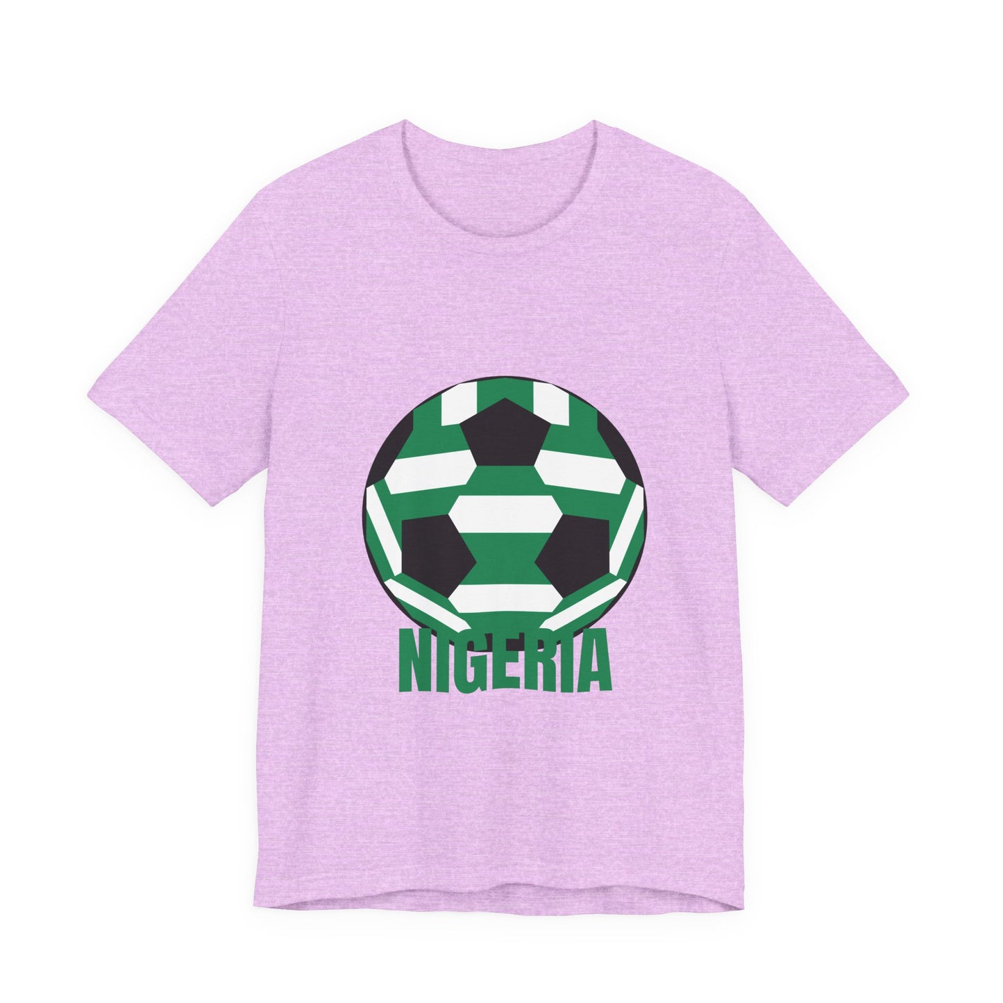 Nigeria Fan Specialty Soccer Ball Design T Shirt