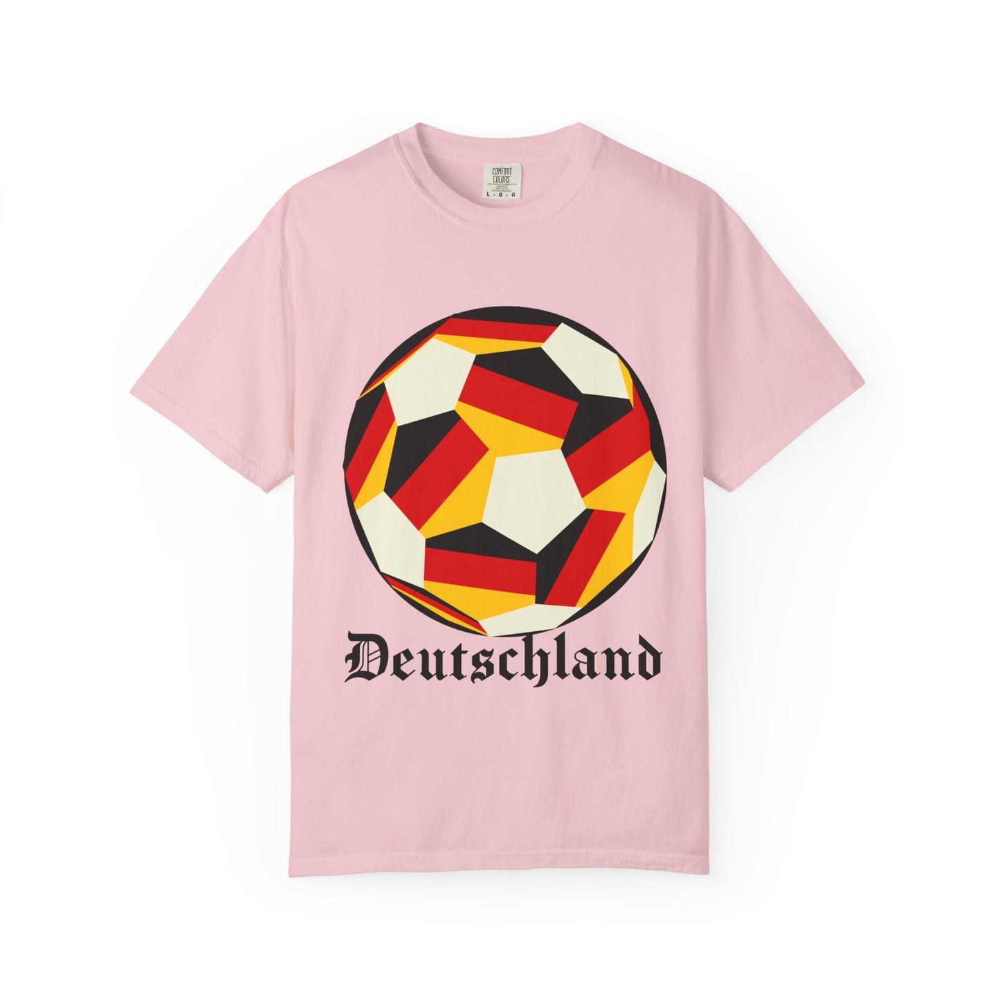 Deutschland Fan Specialty Soccer Ball Design T Shirt