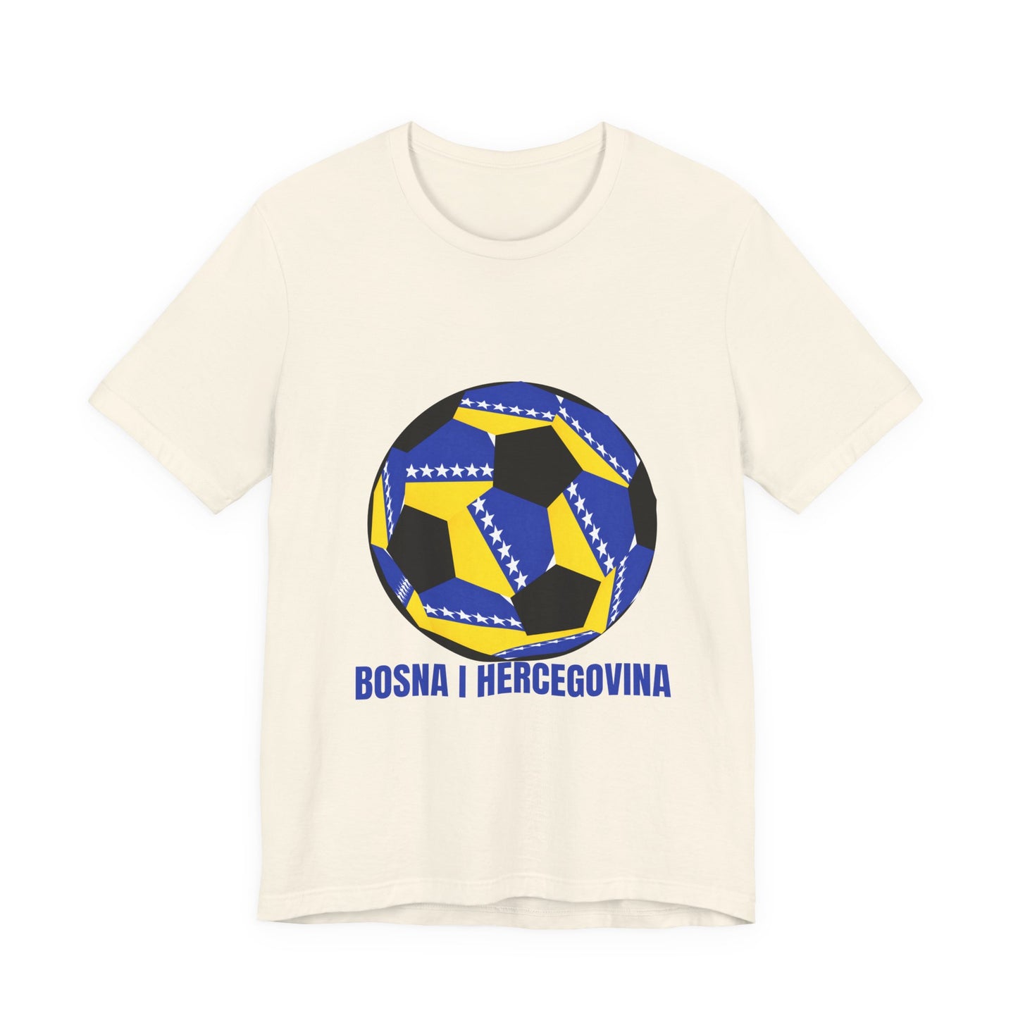 Bosnia Herzegovina Fan Specialty Soccer Ball Design T Shirt