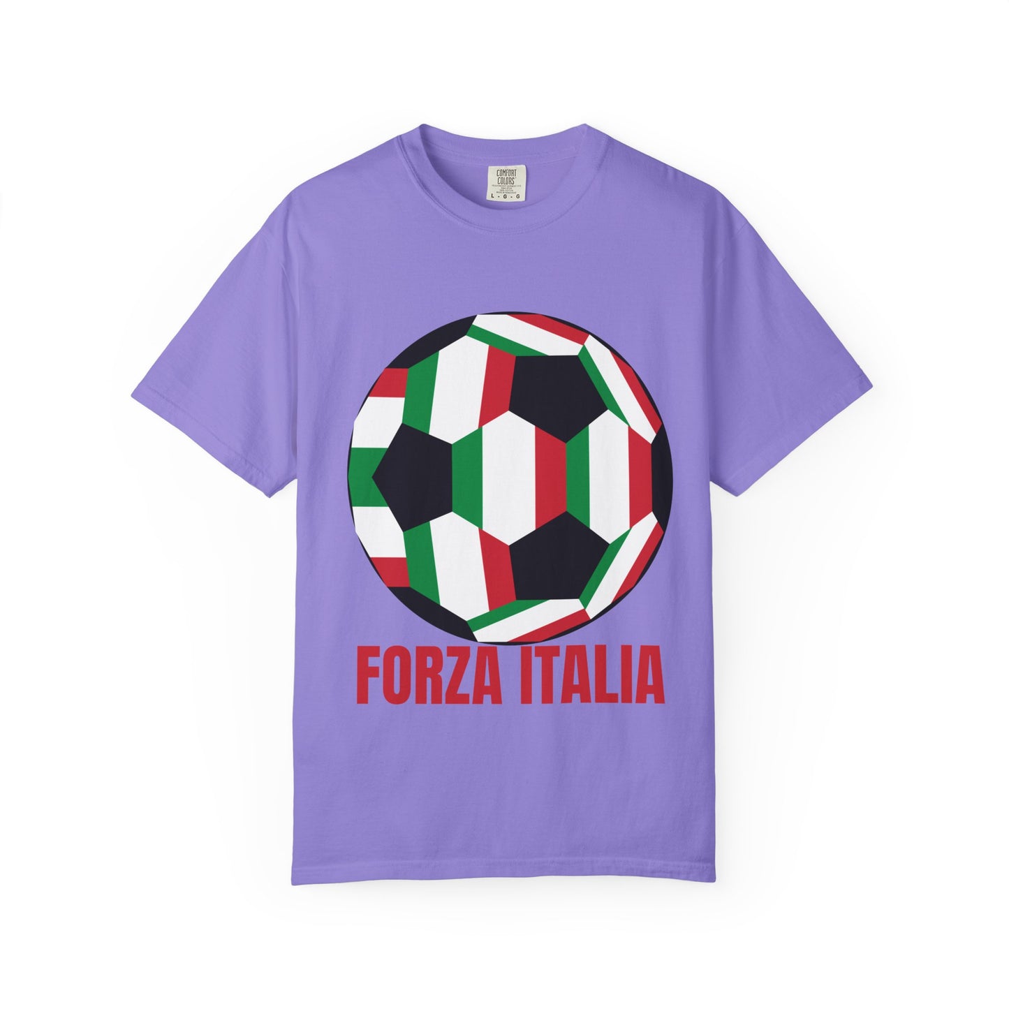 Forza Italia Fan Specialty Soccer Ball Design T Shirt