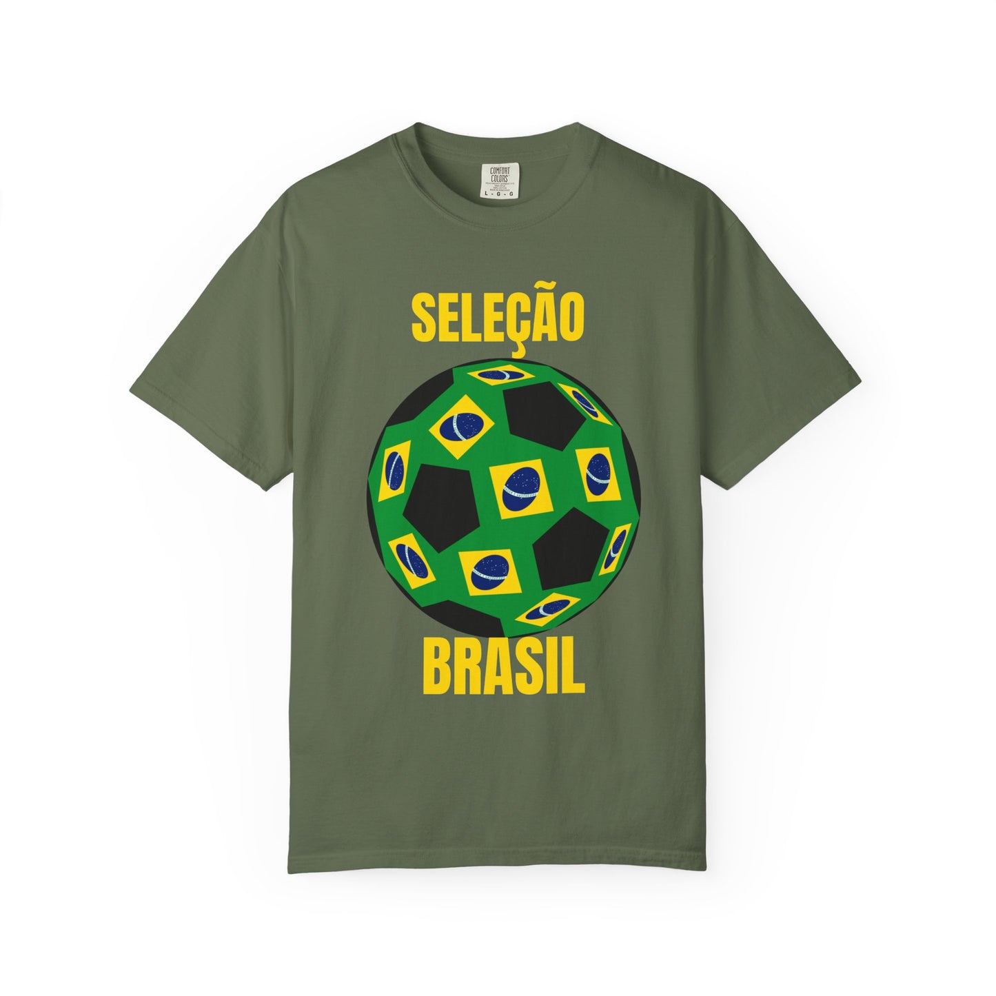 SELEÇÃO BRASIL  Fan Specialty Soccer Ball Design T Shirt