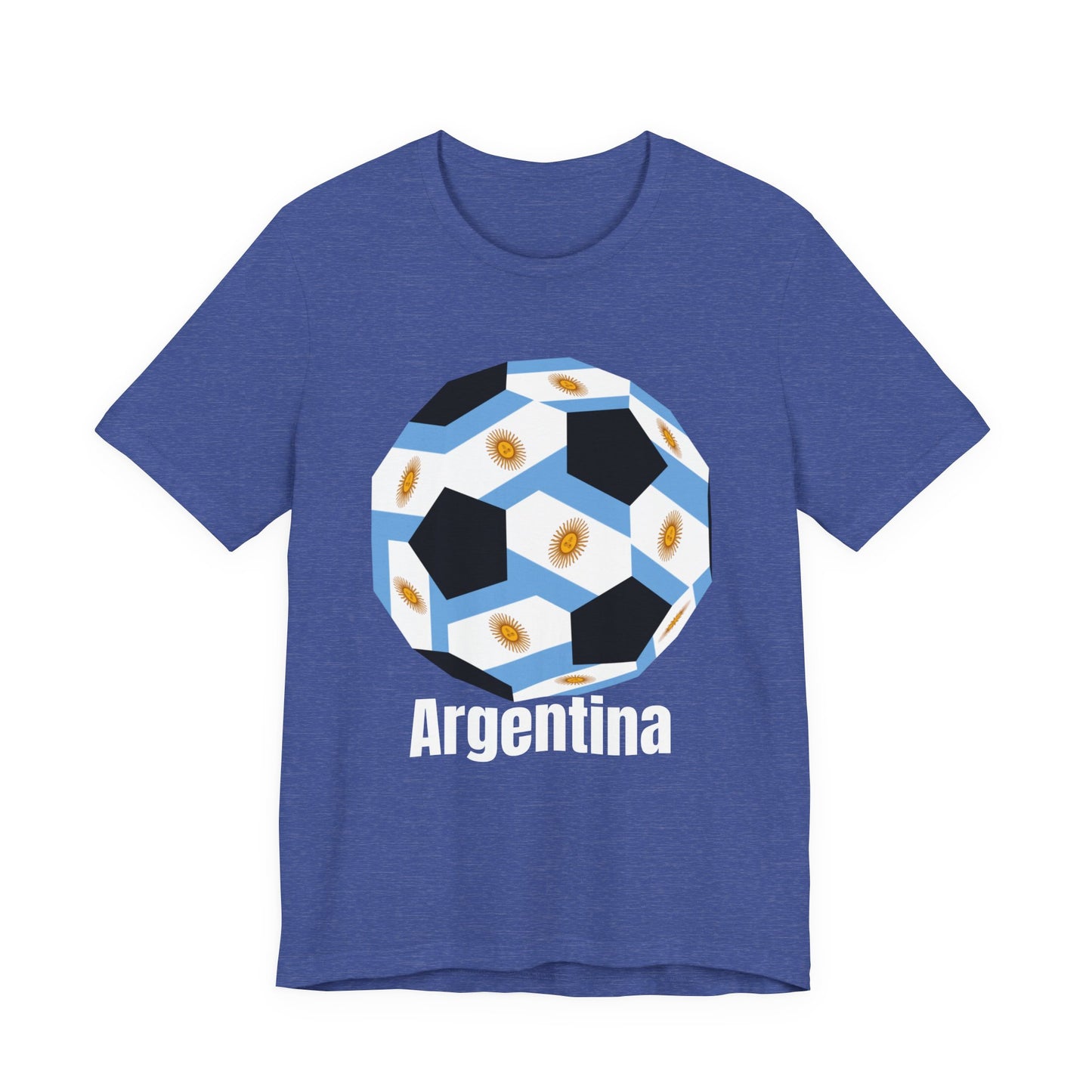 Argentina Fan Specialty Soccer Ball Design T Shirt