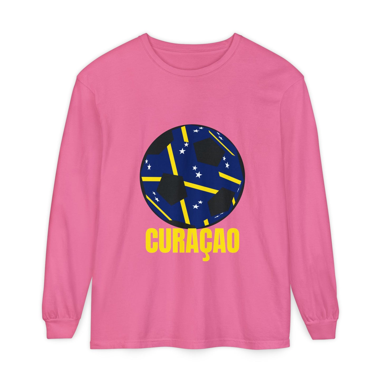 Curacao Fan Specialty Soccer Ball Design Long Sleeve