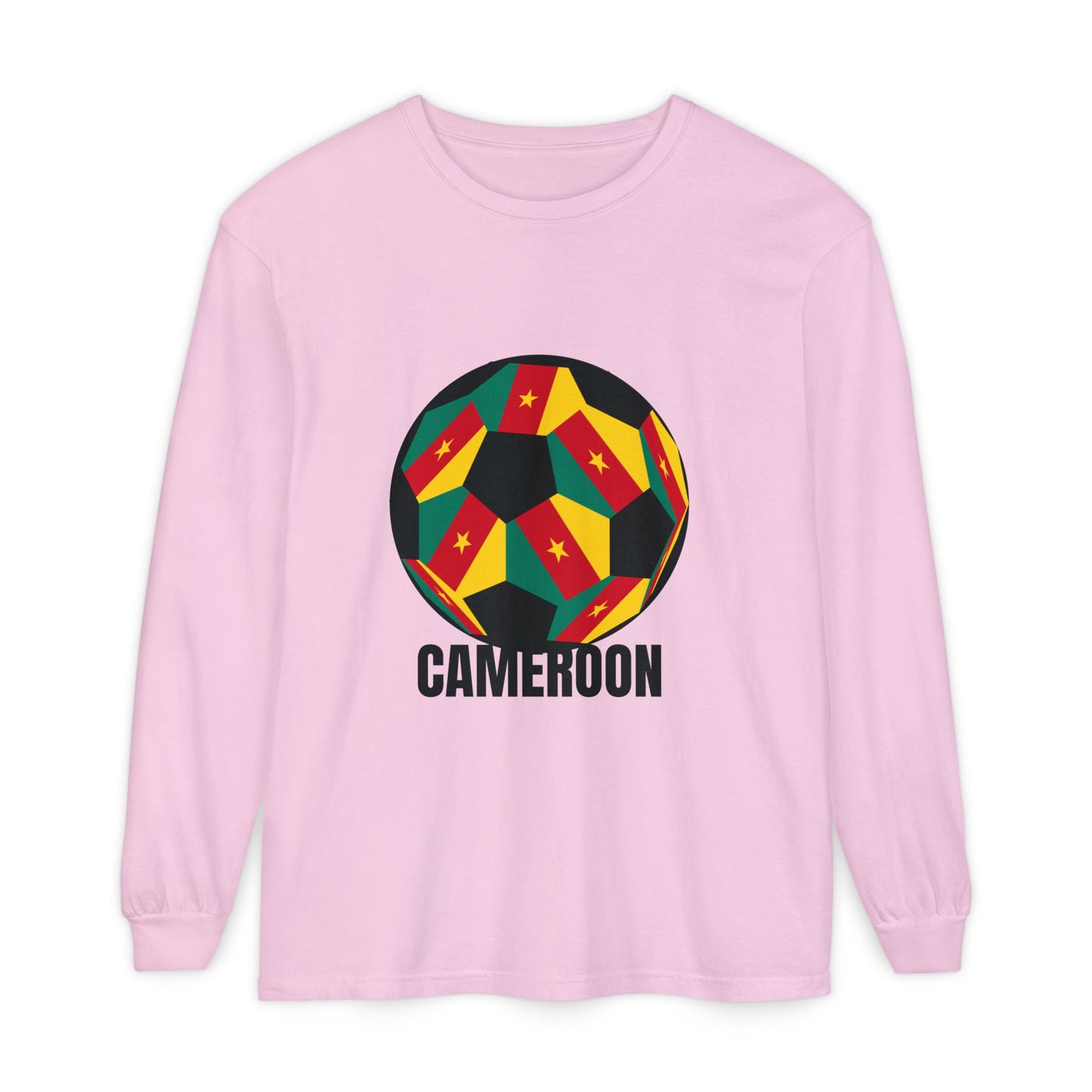 Cameroon Fan Specialty Soccer Ball Design T Shirt