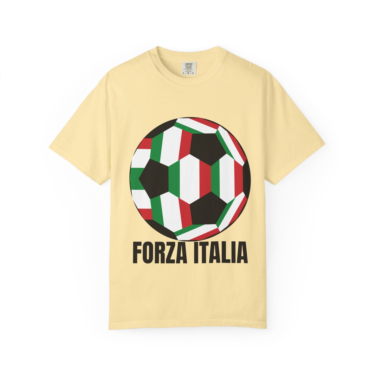 Forza Italia Fan Specialty Soccer Ball Design T Shirt
