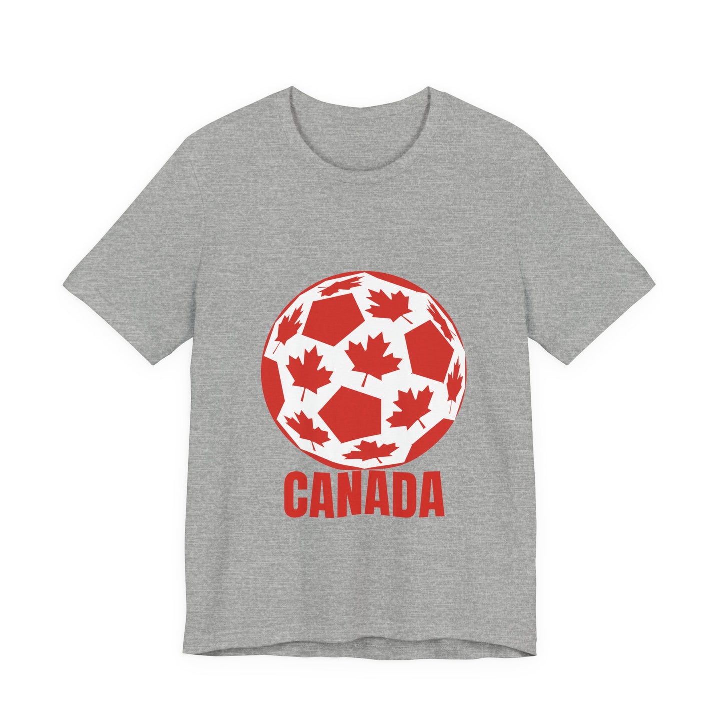 Canada Fan Specialty Soccer Ball Design T Shirt